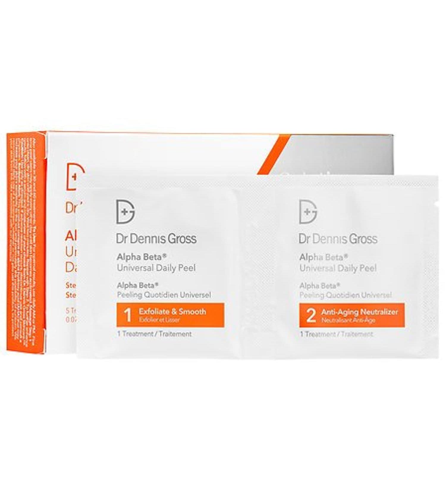 Dr. Dennis Gross Skincare Alpha Beta Universal Daily Peel Original Formula - 5 Count Pack - Buy Online on SooperMarket.com