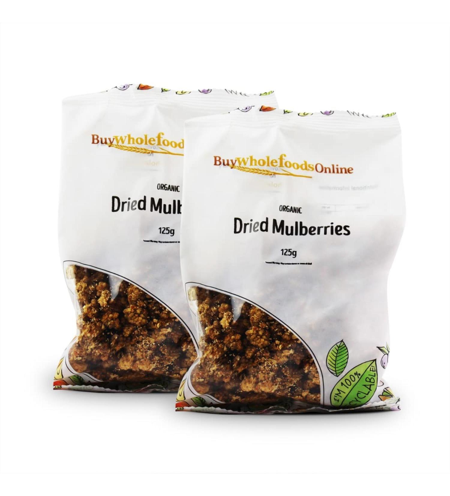 Organic Dried Mulberries 250g (BWFO)