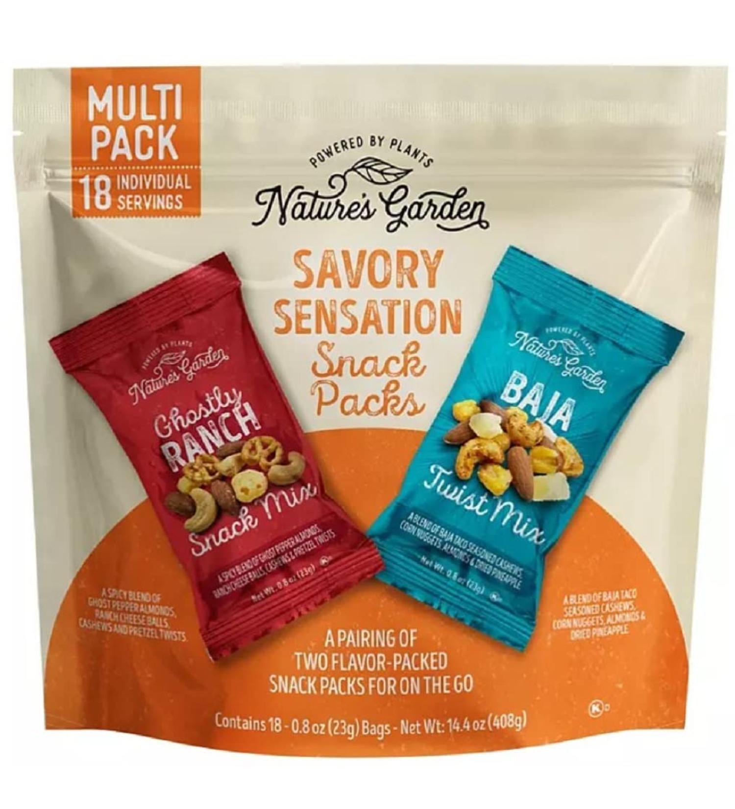 Nature's Garden Savory Sensation Snack Pack (18 pk.)