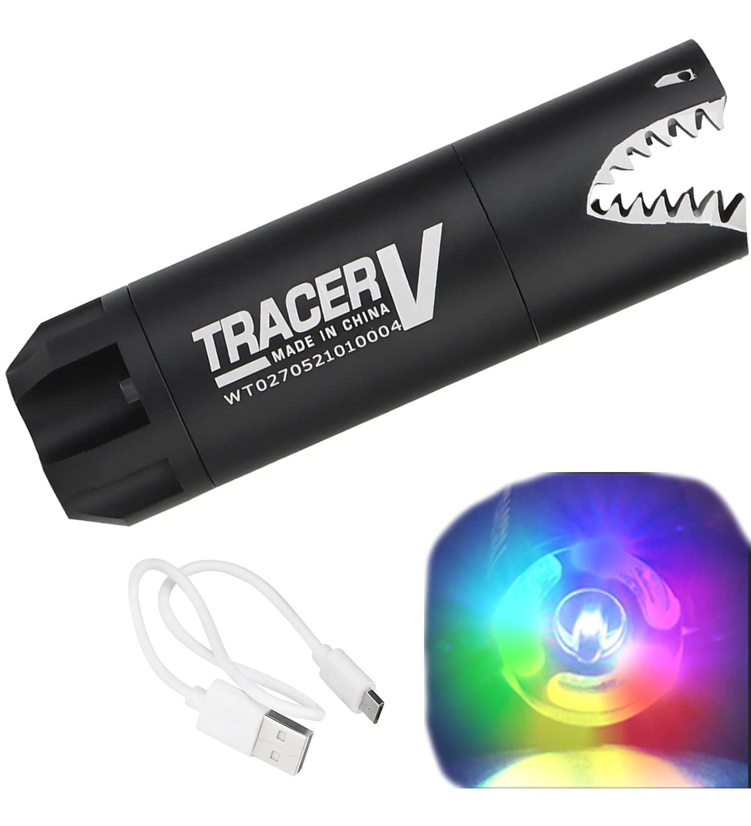 DoxiGlobal Mini Tracer Unit - Colorful Spitfire Lighter V BBS Glow, Airsoft Gun Pistol Light Tactical, 14mm CCW Thread - Buy Online on SooperMarket.com