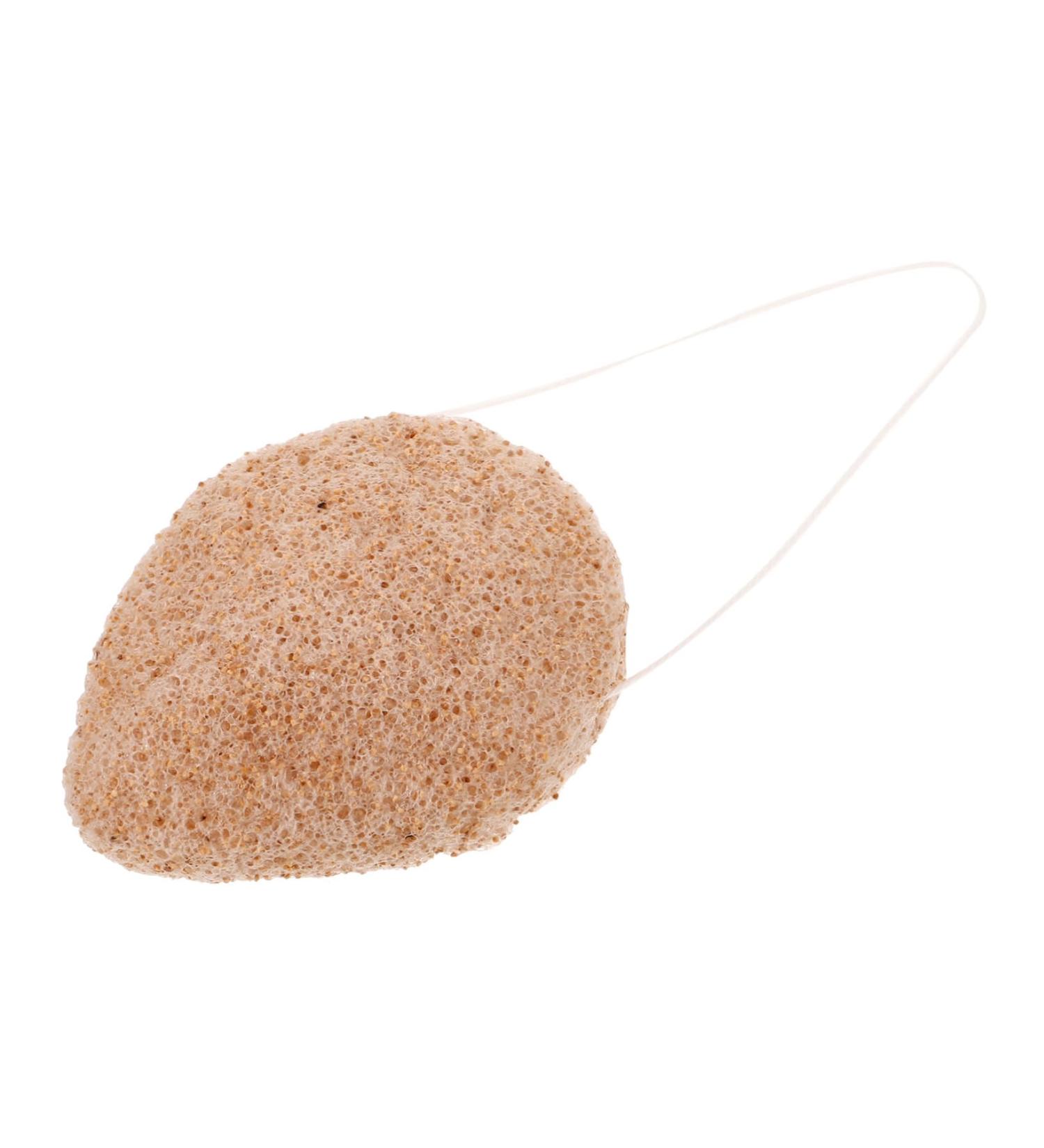 Mikinona Walnut Cleansing Puff Sponge - Gentle Face Wash & Bath Essential for Radiant Skin - Buy Online on SooperMarket.com