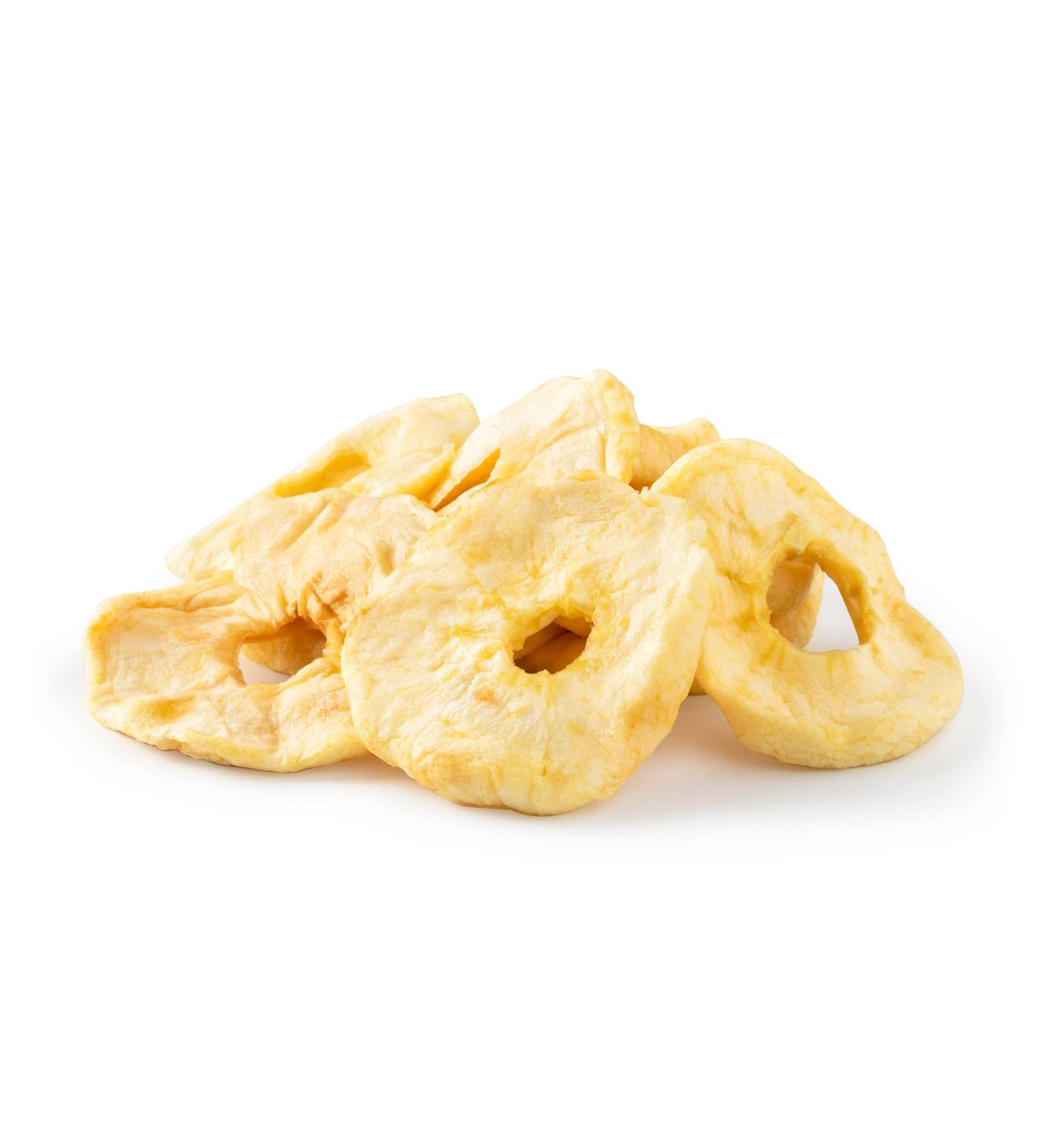 NUTS U.S. Dried Apple Rings - Chewy Texture, Juicy & Natural, 3 lbs - No Added Sugar, Non-GMO, No Artificial Color - Buy Online on SooperMarket.com