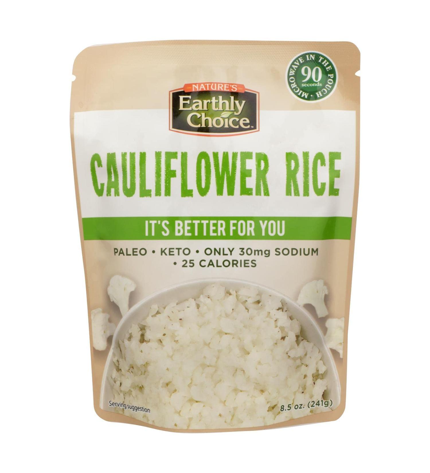 Nature's Earthly Choice Rice Cauliflower 8.5oz - Pack of 6 - Buy Online on SooperMarket.com
