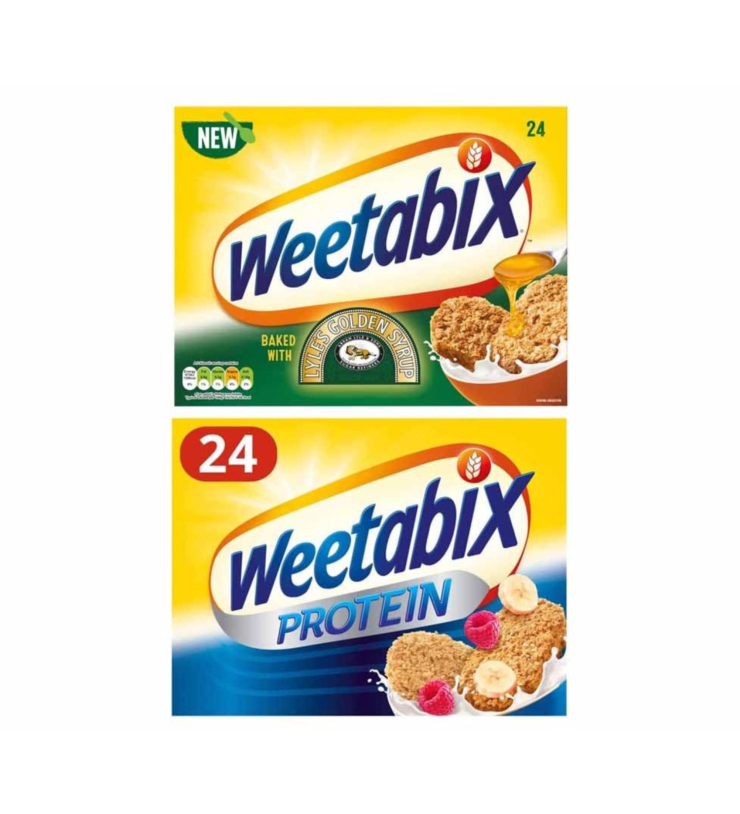 Weetabix Cereal Bundle - Protein & Lyle's Golden Syrup - 24 per pack - Buy Online on SooperMarket.com