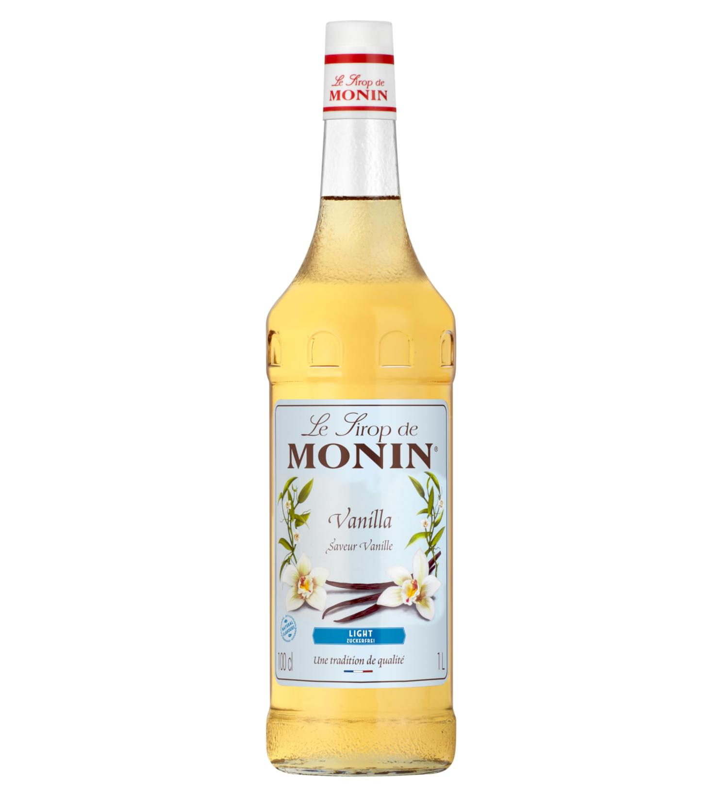 Monin Syrup VANILLA SUGAR REDUCED (1 x 1.0l) 1 l (1 pack)