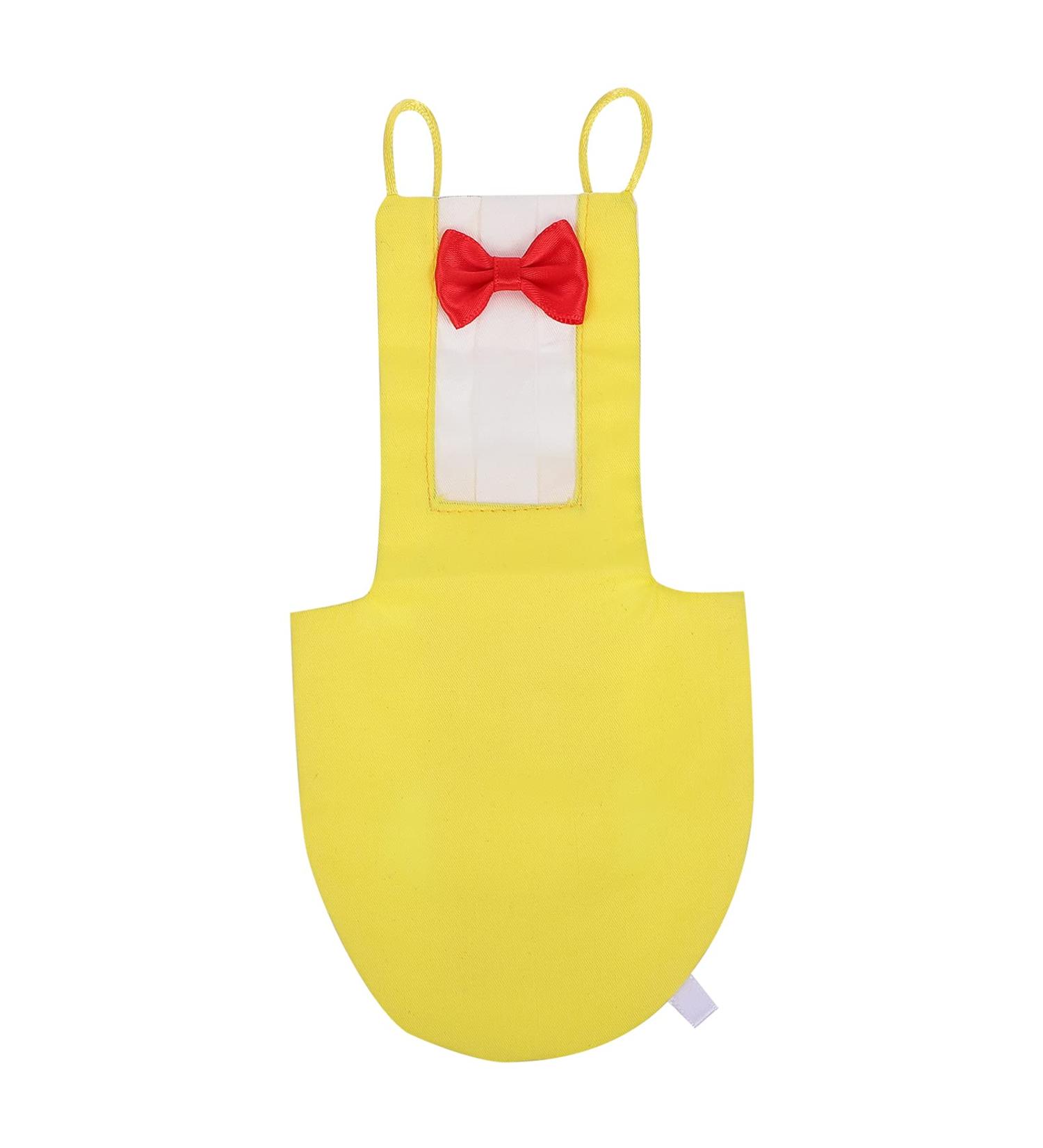 Buy Iplusmile Bird Diaper - Soft Flight Suit with Bowtie Decor for Nymphensittich - XL Yellow - International Shipping Available - Buy Online on SooperMarket.com