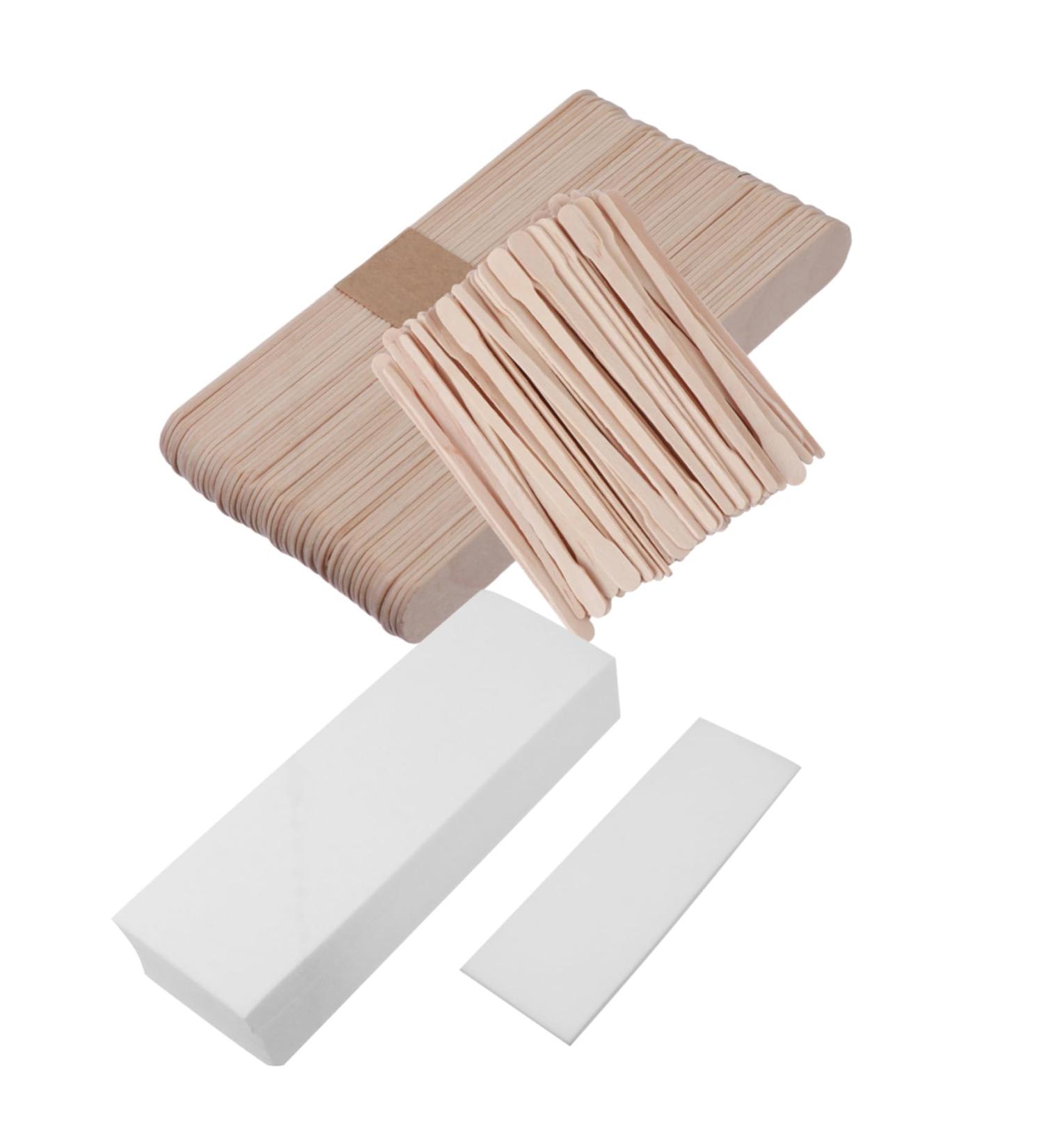 Buy MAGICLULU 800pcs Disposable Beauty Bar Spatula - Natural Birch Accessories for Face | International Shipping Available - Buy Online on SooperMarket.com