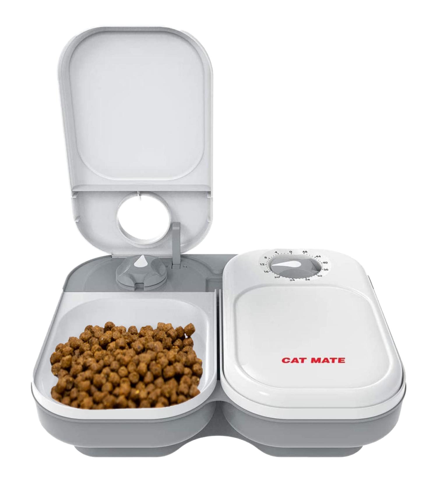 Cat Mate Timed Automatic Feeder Two bowl feeder - Buy Online on SooperMarket.com