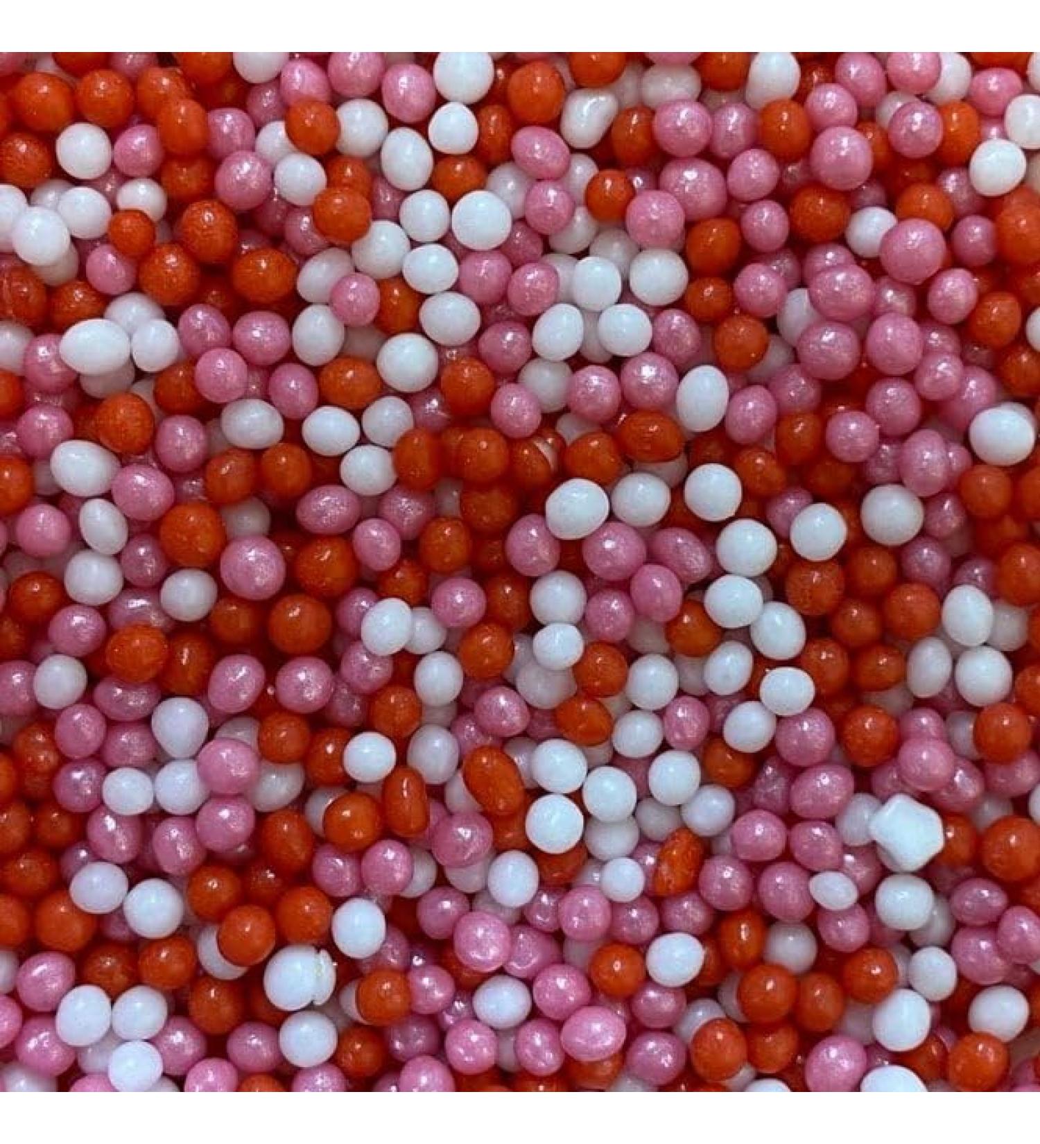 Stef Chef - Sprinkles - New - Valentine Mini Pearls Cake Sprinkle Mix - 60g
