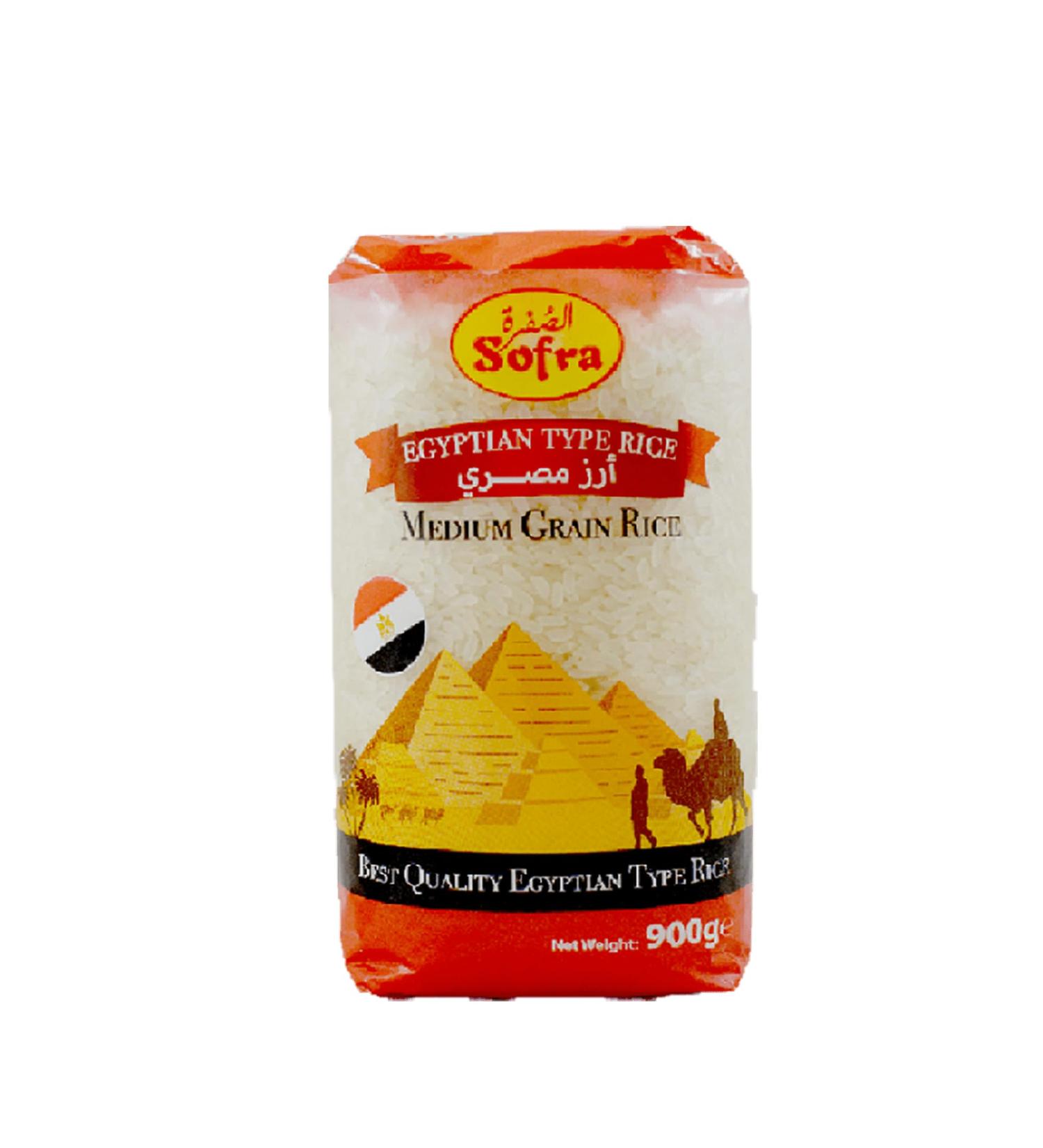 Egyptian Rice Medium Grain Rice Sofra 900g