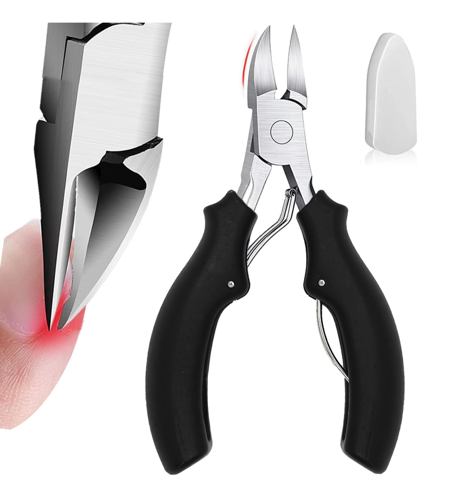 Toe Nail Clippers for Thick Nails & Ingrown Toenail Precision Toenail Clippers Nail Cutter Nail Scissors for Toenails Stainless Steel Toenail Scissors Ingrown Toenail Tool for Elderly Women Men - Buy Online on SooperMarket.com