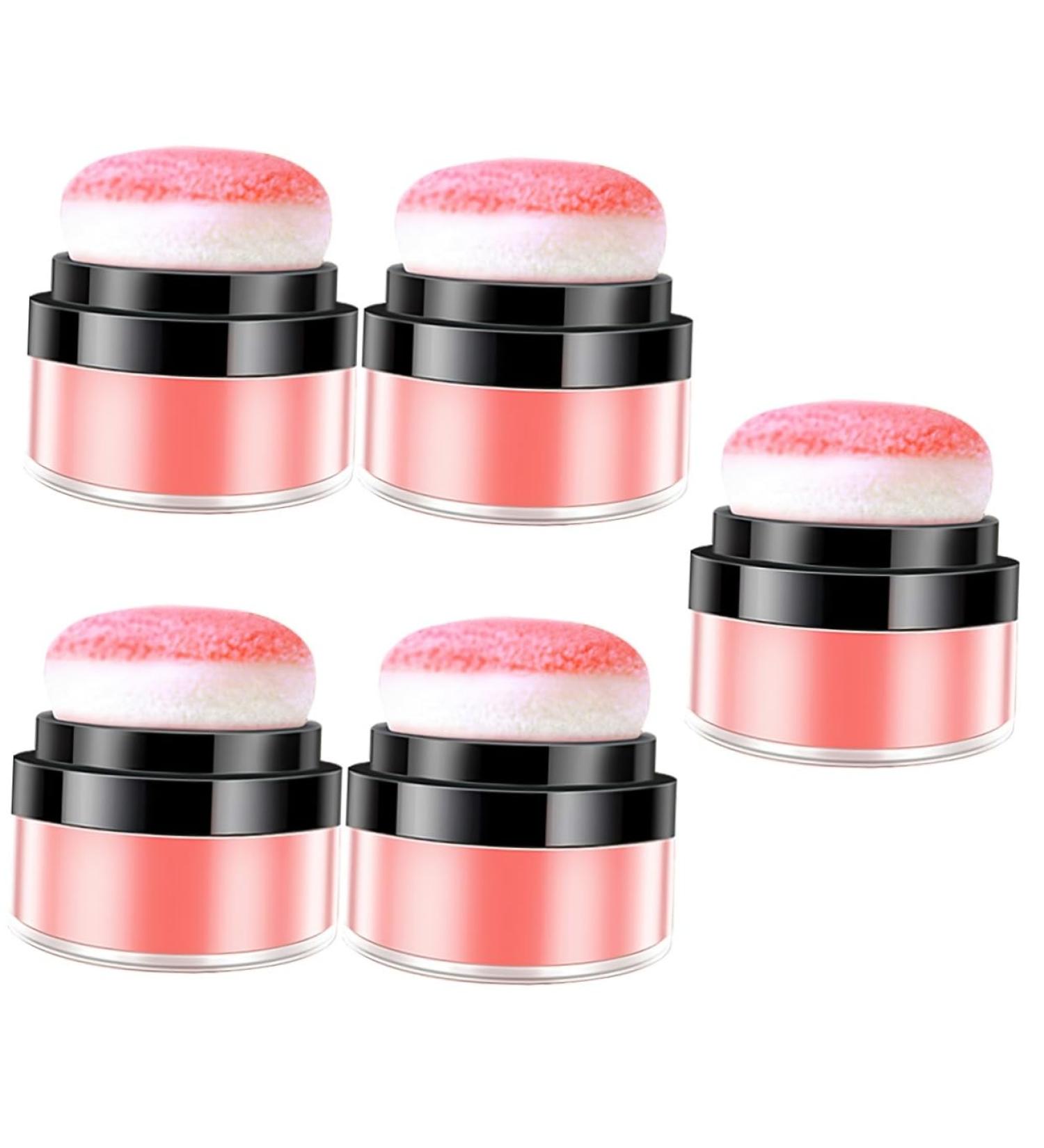 Beavorty 5pcs Oil Control Cushion Blush Blusher Rose Blush Maquillaje Blusa Blush Makeup Rosy Plastic - Buy Online on SooperMarket.com