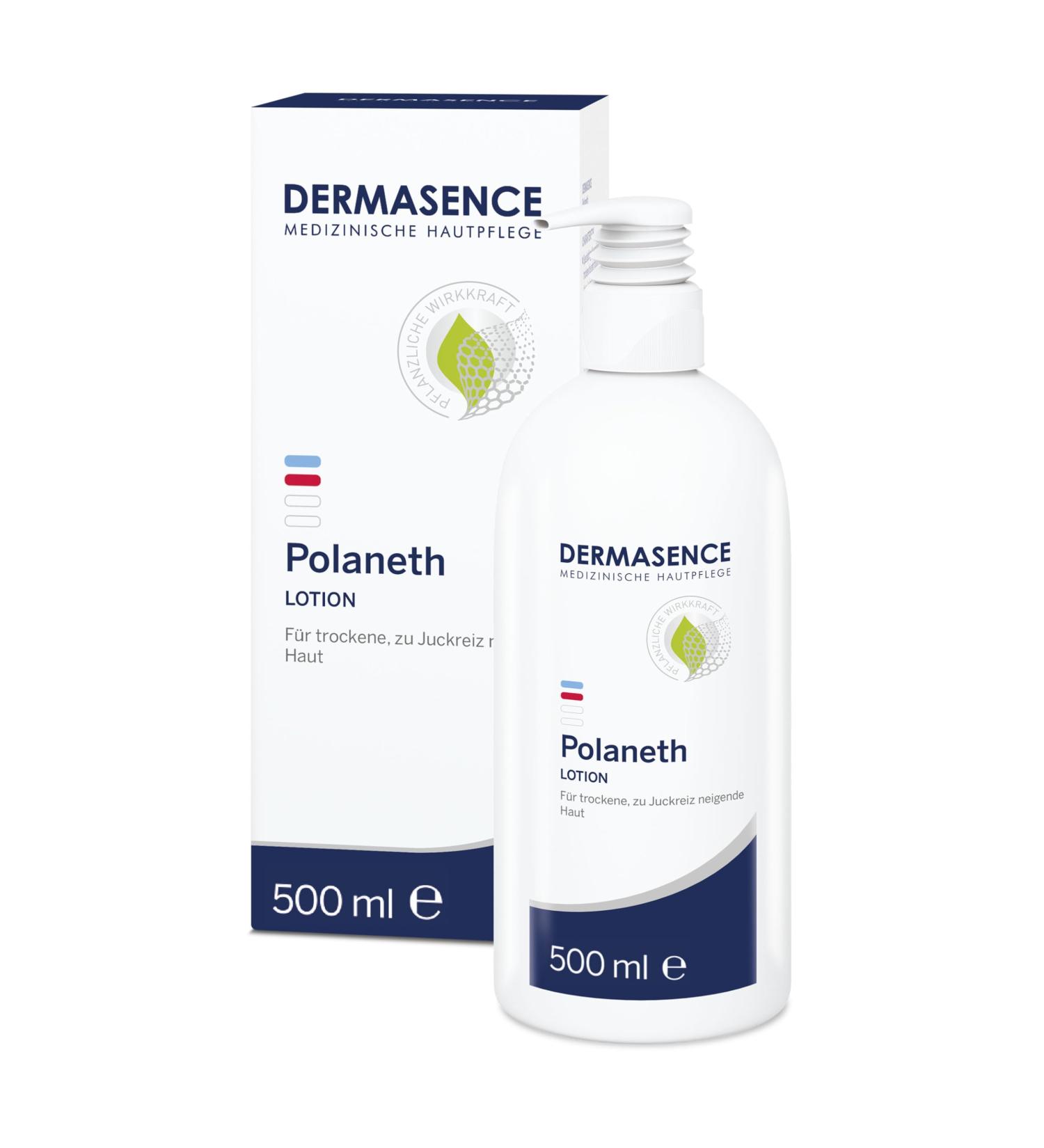 Dermasence Polaneth Lotion 500 ml - Hydrating Moisturizer for All Skin Types | International Shipping Available - Buy Online on SooperMarket.com