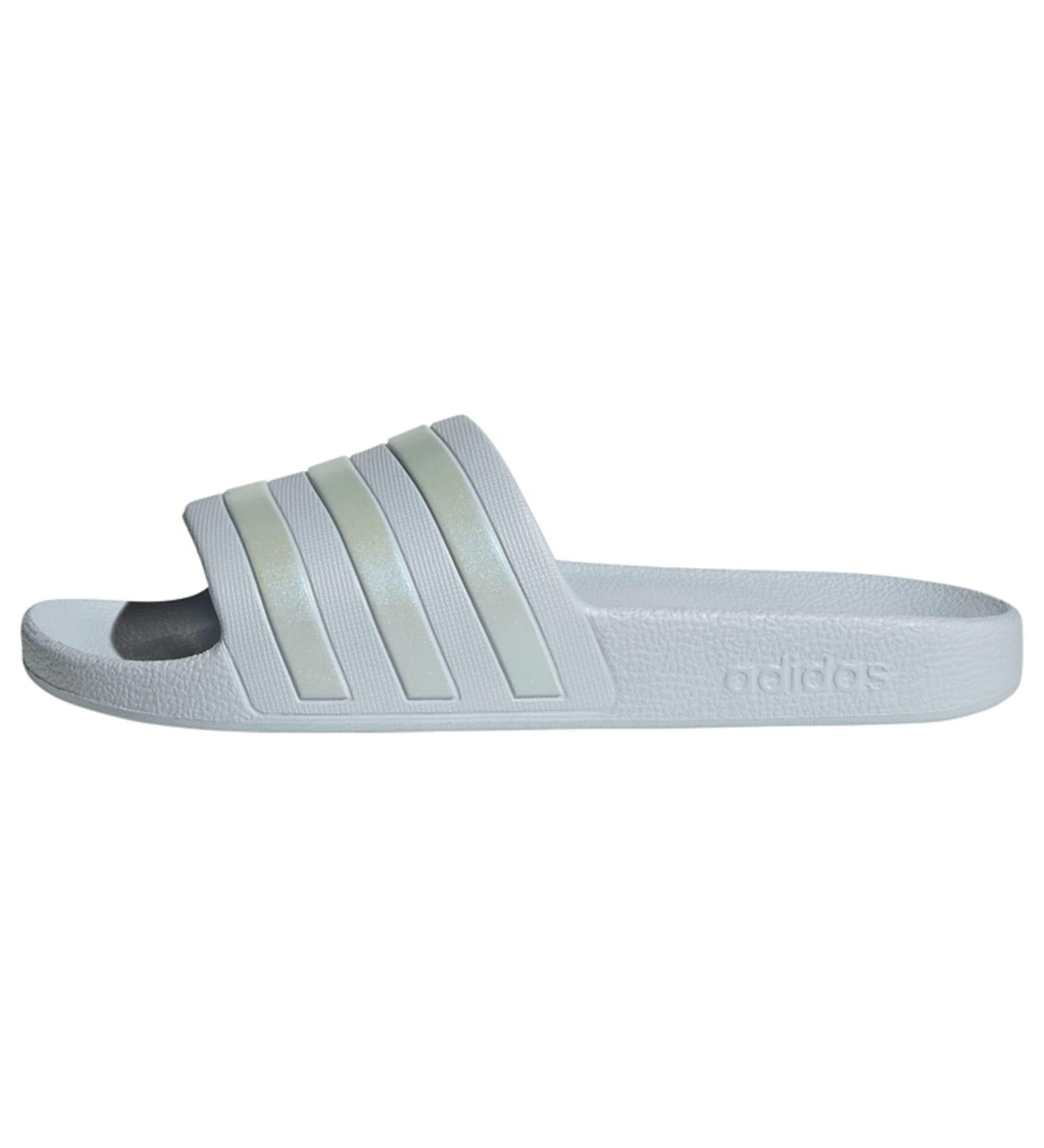 Buy adidas Damen Adilette Aqua Slide Sandal 40 2/3 EU - Magic Beige Weiß | International Shipping Available - Buy Online on SooperMarket.com