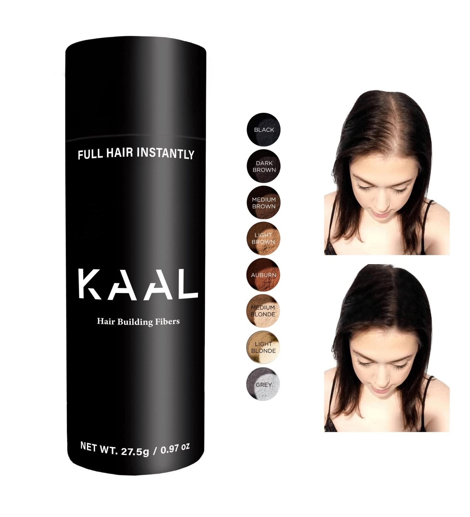 KAAL Hair Fiber Powder 0.97oz - Conceal Thinning Hair - Men & Women Hair Loss Solution - Buy Online on SooperMarket.com