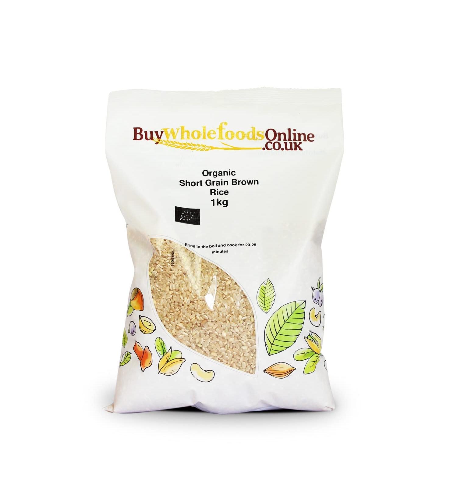 Organic Short Grain Brown Rice 1kg (BWFO)