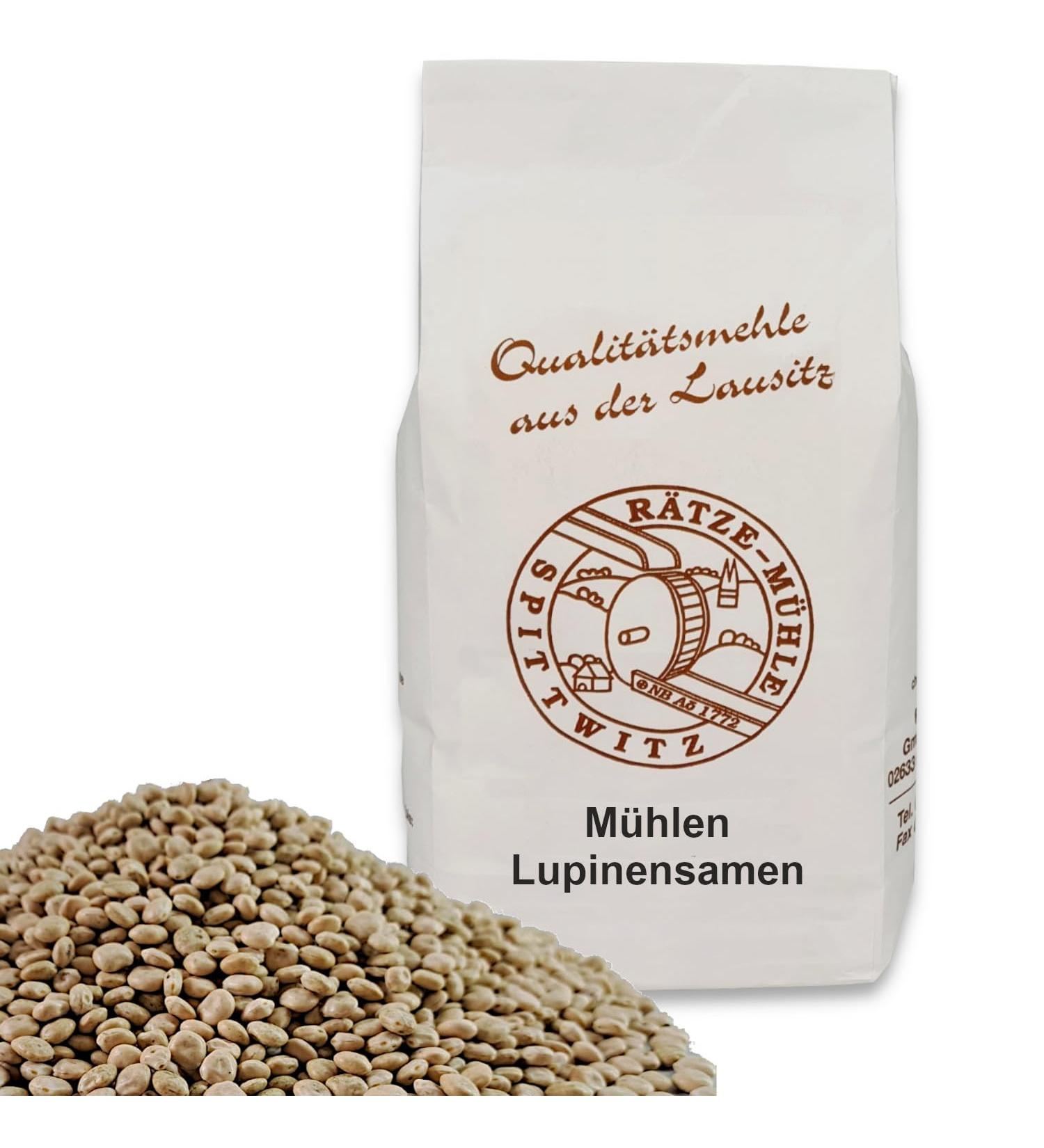 Lupine Seeds 500g - Quality Sweet Lupine Grain Germinable & Fresh from R tze Mill - International Shipping Available - Buy Online on SooperMarket.com