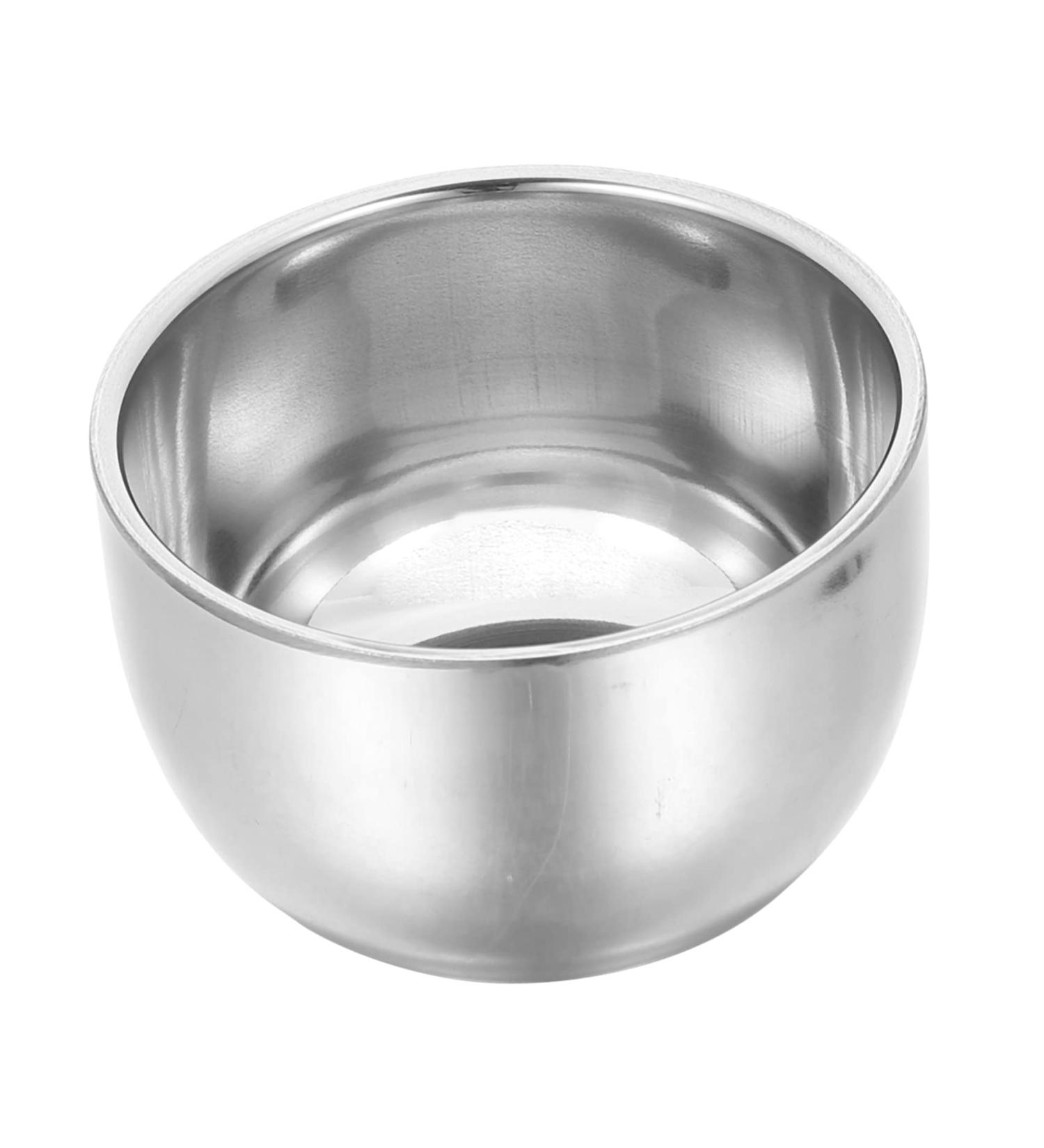 Angoily Double-Walled Stainless Steel Shaving Cup Set - Premium Korean Foam & Razor Tools for Men - Buy Online on SooperMarket.com