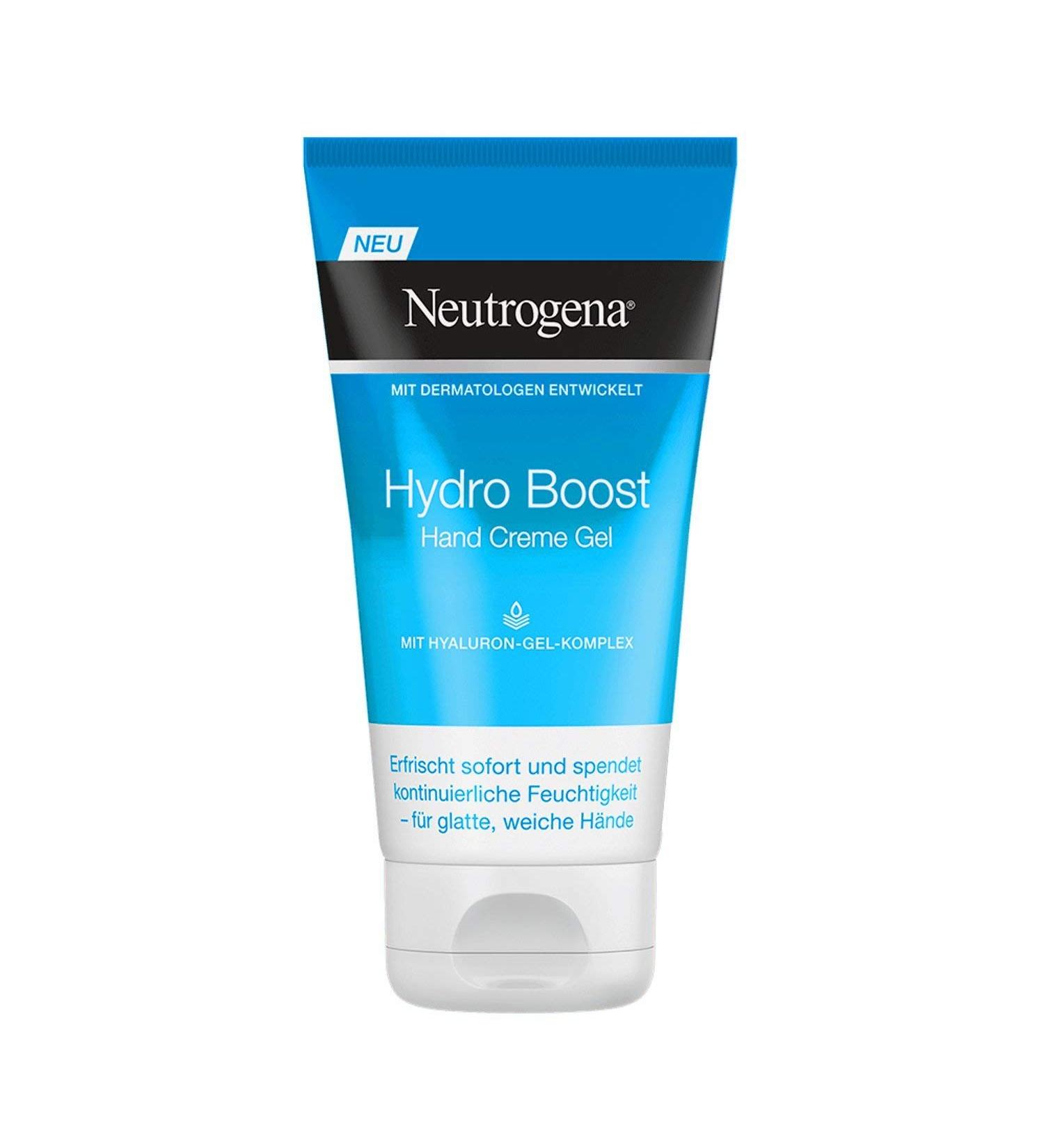 Neutrogena Hydro Boost Hand Cream Gel Hyaluron Complex Pack of 2 (2 x 75 ml)