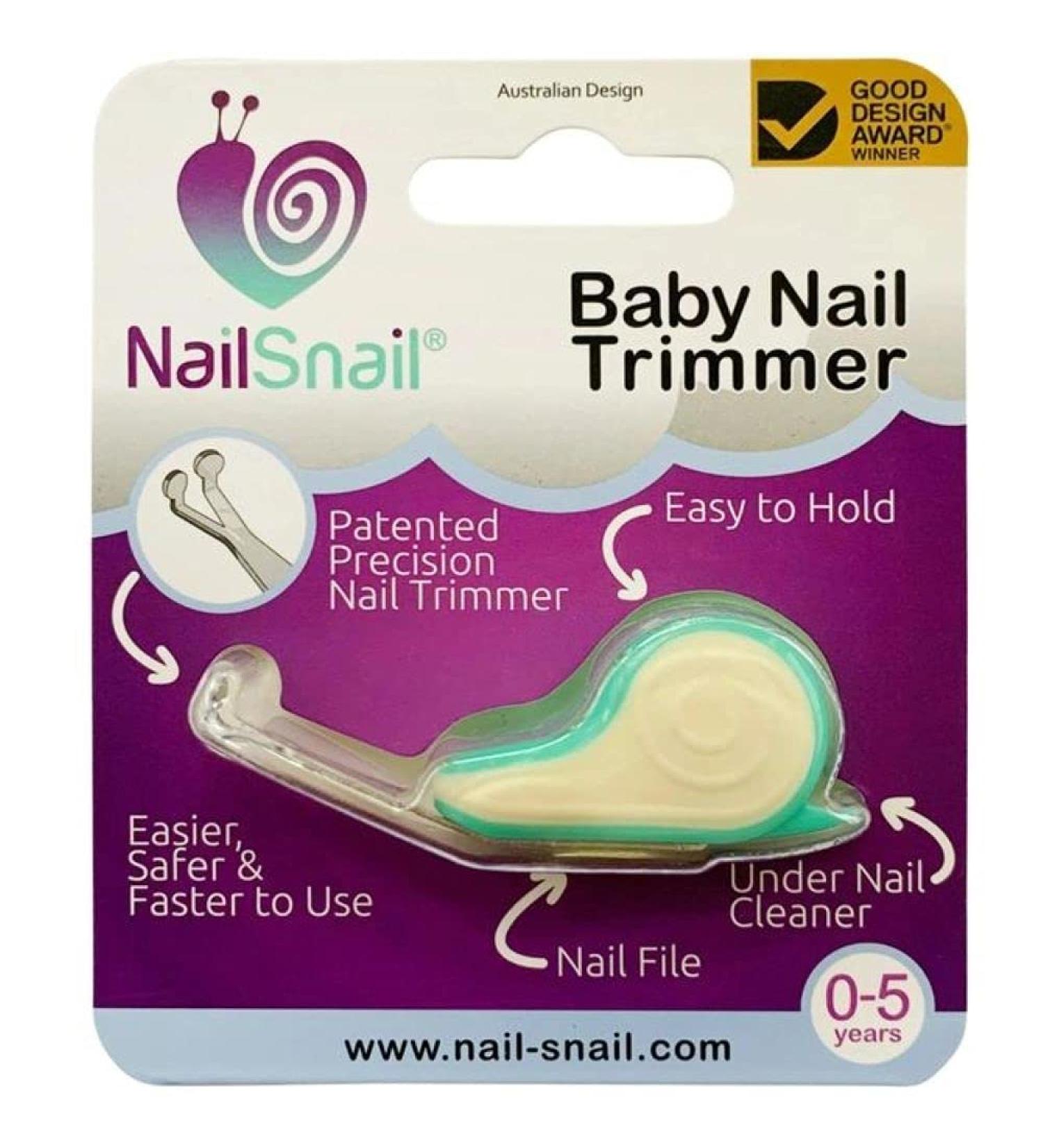 NAIL SNAIL Baby Nail Care Kit - Baby Nail Trimmer, File & Cleaner Set for Newborns and Toddlers - Safe & Easy Nail Grooming Solution - Buy Online on SooperMarket.com