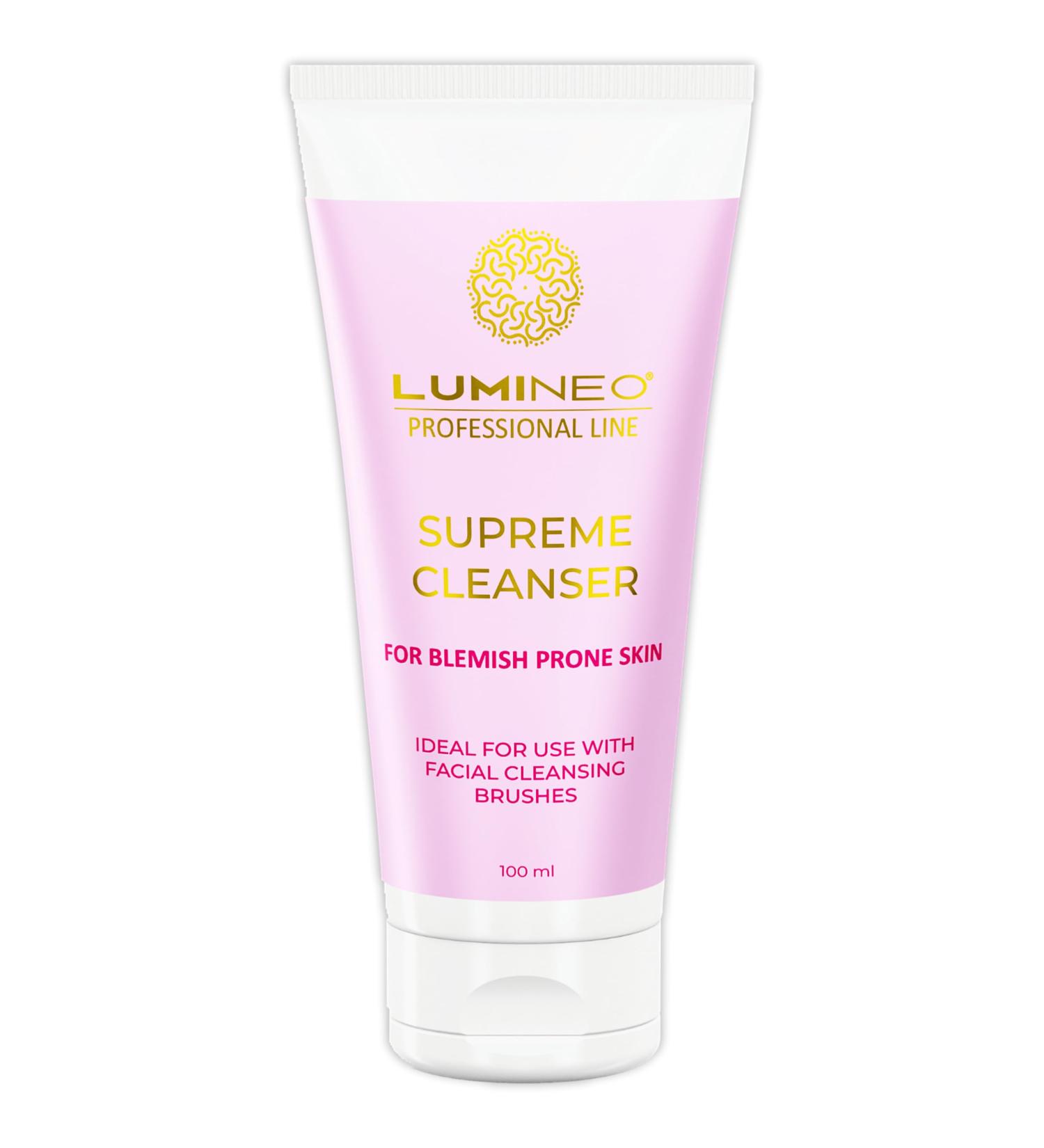 Lumineo Facial Gel for Blemished Skin | Cleansing Foam for Acne & Impurities | Compatible with Electrical Facial Brushes - Shop Now! - Buy Online on SooperMarket.com
