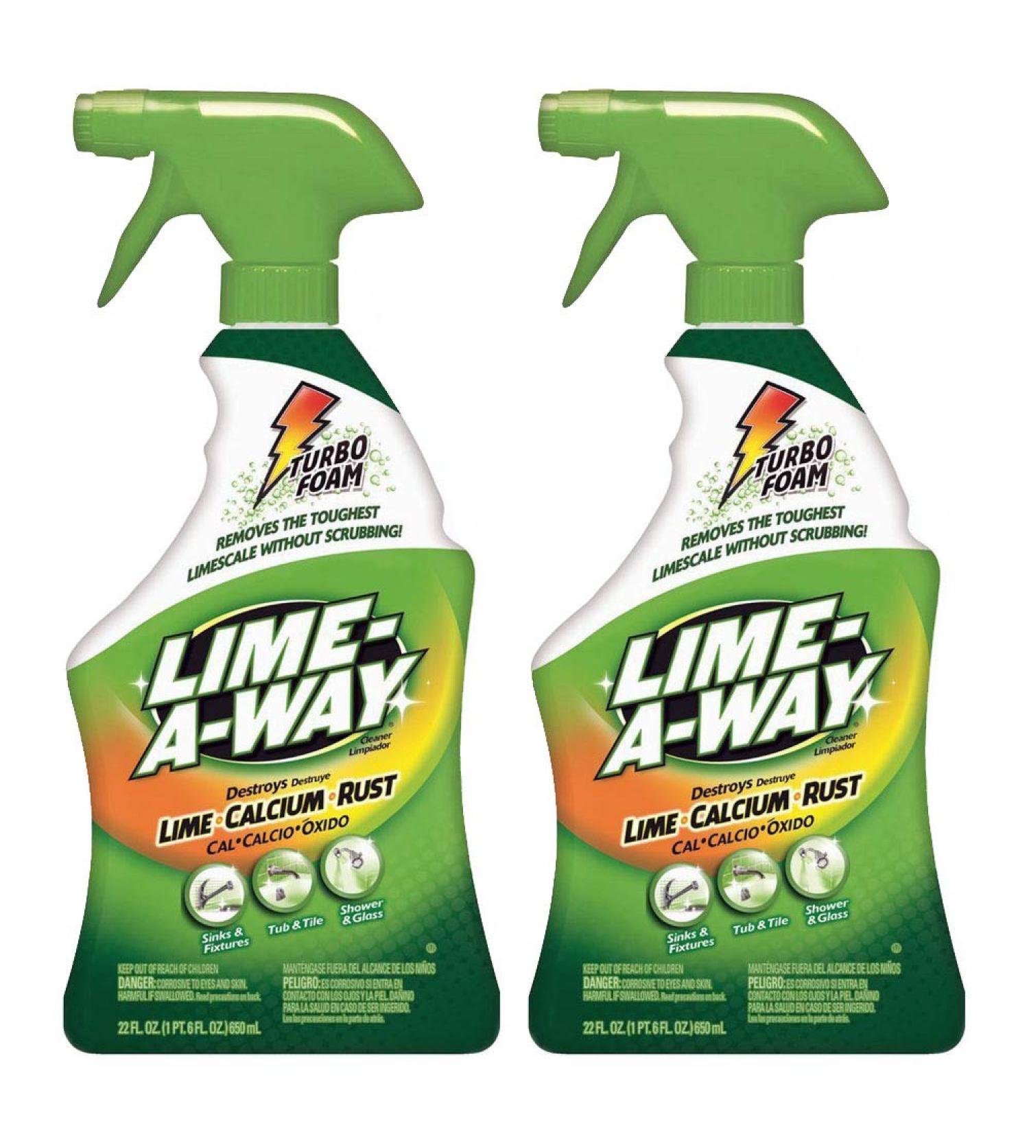 Pack of 2 Lime-A-Way Lime Calcium Rust Cleaner 22 oz - Powerful Cleaning Solution - Buy Online on SooperMarket.com