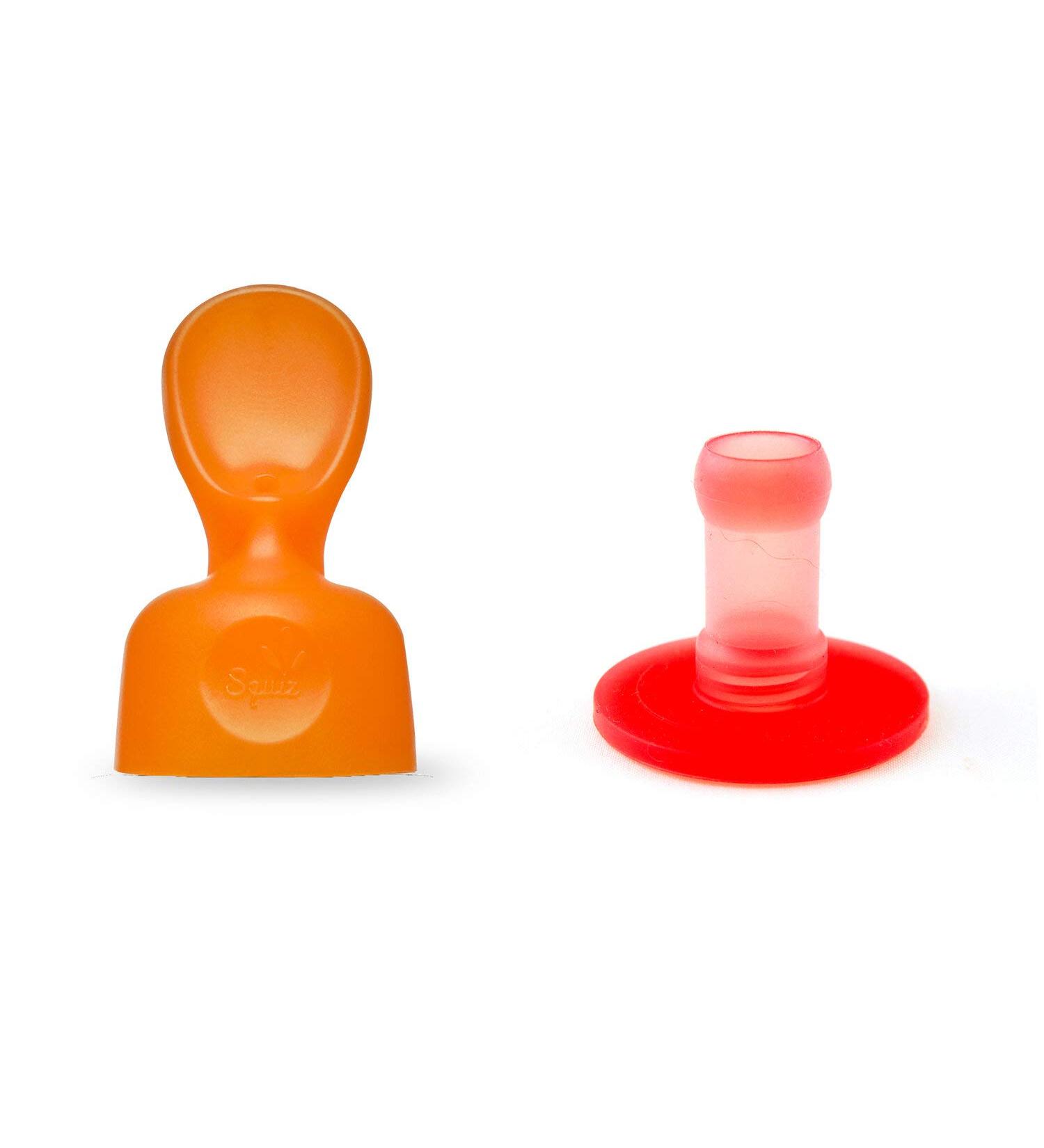 Squiz - Top for Reusable Soft Flask + Spoon Head - BPA-Free - 1 Set for Puree & Compote - Eco-Friendly Accessory - Buy Online on SooperMarket.com