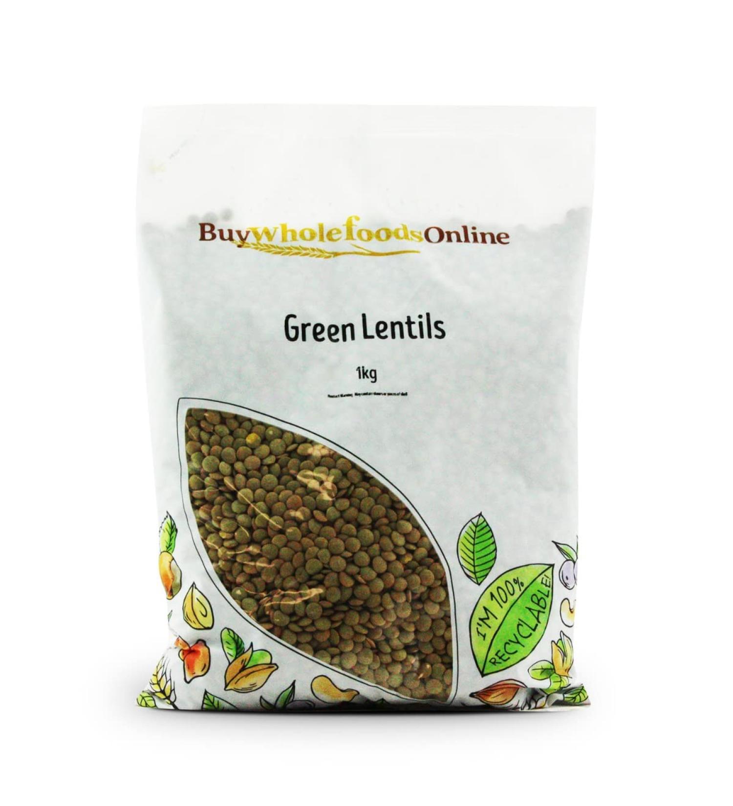 Green Lentils 1kg (BWFO)