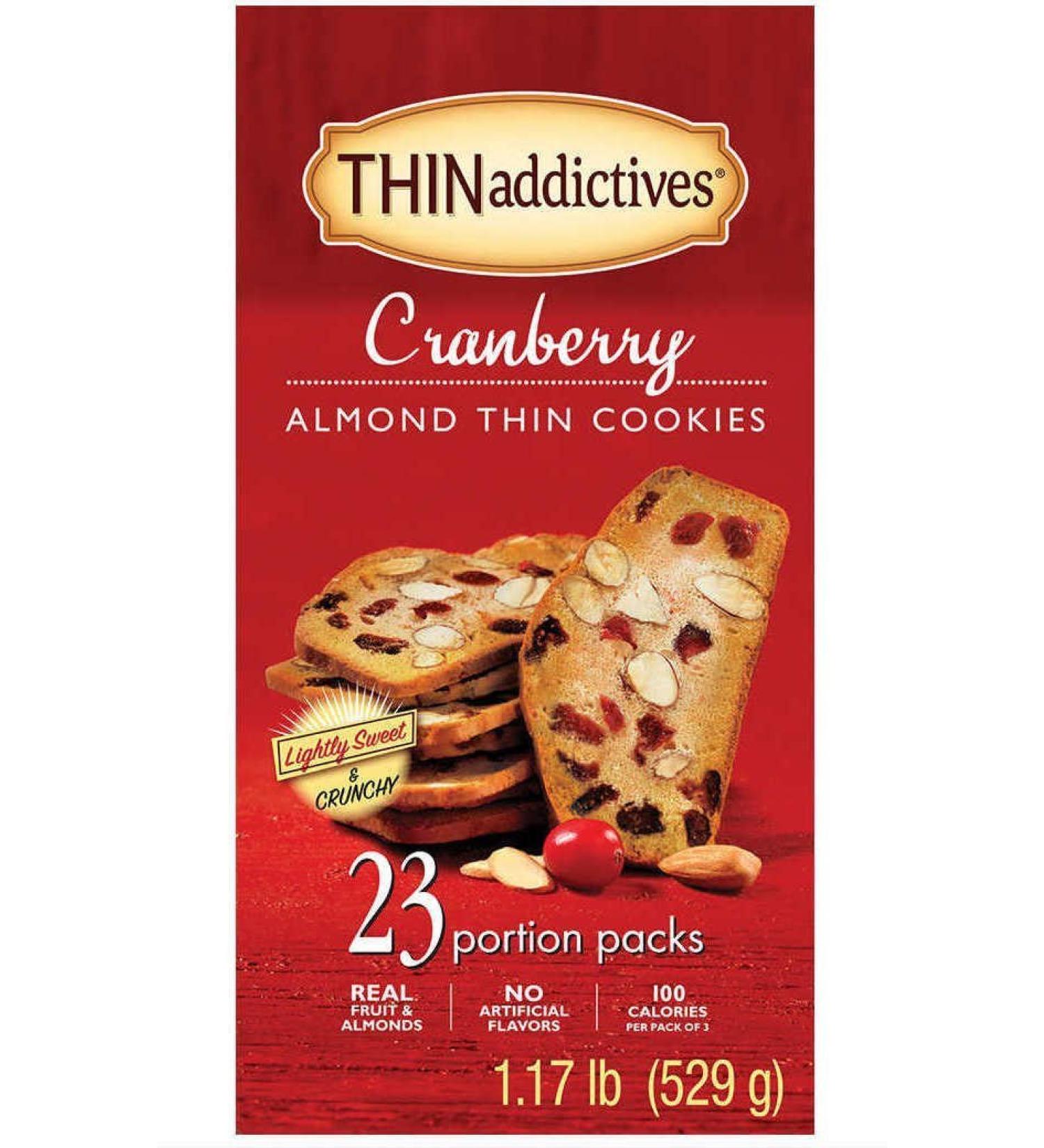 THINaddictives Cranberry Almond Thins - 1.17 Lb (529 grams)