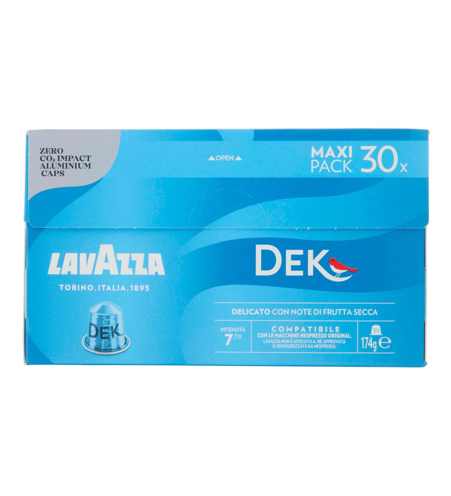 Nespresso Compatible Lavazza Dek 30 Decaffeinated Coffee Capsules (Maxi Pack) (1)