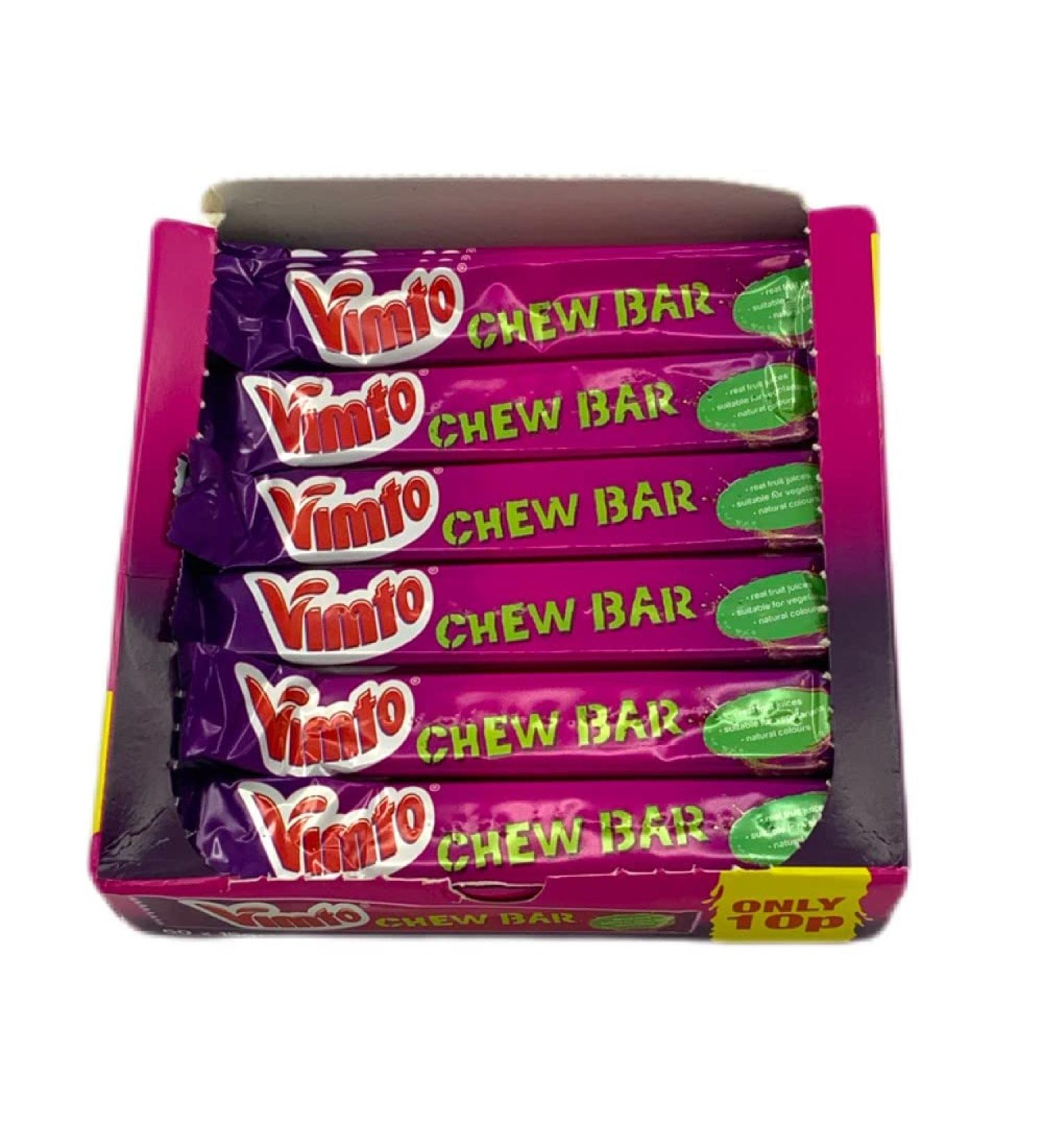 New Vimto Chew Bar x 1 Wholesale Box of 60