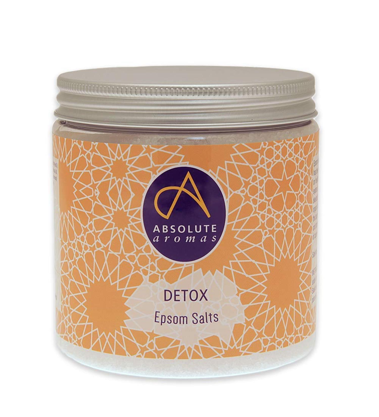 Buy Absolute Aromas Detox Bathing Salt 575g - Magnesium Sulfate & 100% Pure Essential Oils - Clean & Revitalize with Juniperberry Geranium Palmarosa Grapefruit & Cedar Oil - International Shipping Available - Buy Online on SooperMarket.com