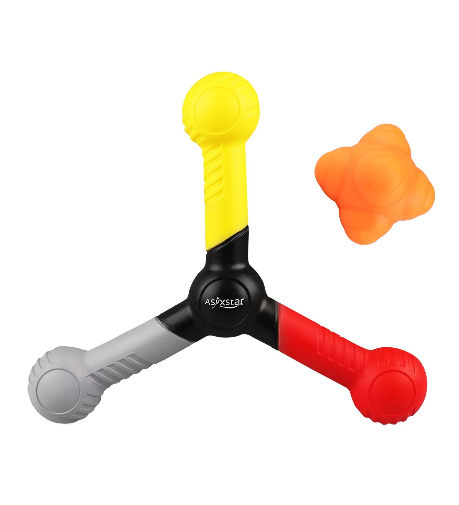 Agility Training Equipment for Basketball, Soccer & Baseball - Reaction Ball Set in Black and Orange - Buy Online on SooperMarket.com