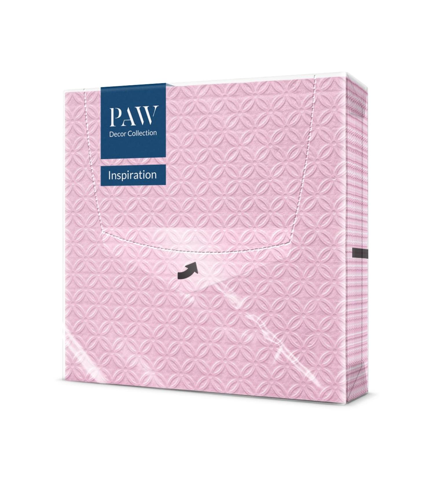 Buy PAW 3-Layer Paper Napkins (33x33 cm) - 20 Colorful Napkins for Children's Birthdays Parties Communion & Special Occasions - Modern Light Pink Party Motif - Buy Online on SooperMarket.com