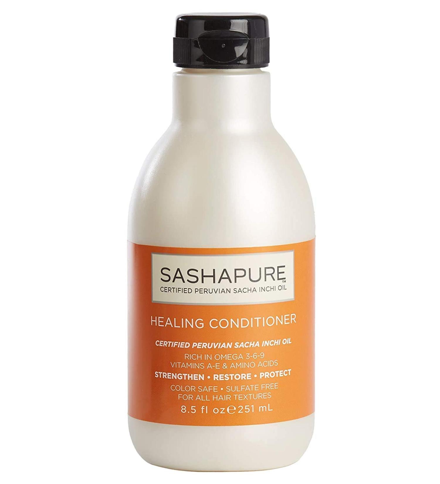 SASHAPURE Healing Conditioner - Sacha Inchi Oil, Sulfate-Free, Color Safe, 8.5 fl. Oz - Buy Online on SooperMarket.com