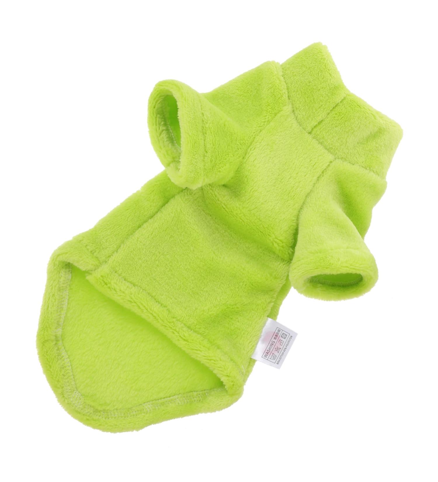 Yardwe Pet Kitten Sweater - Breathable Winter Jacket for Cats | Cozy Coats & Costumes | Light Green | Perfect for Autumn & Winter - Buy Online on SooperMarket.com