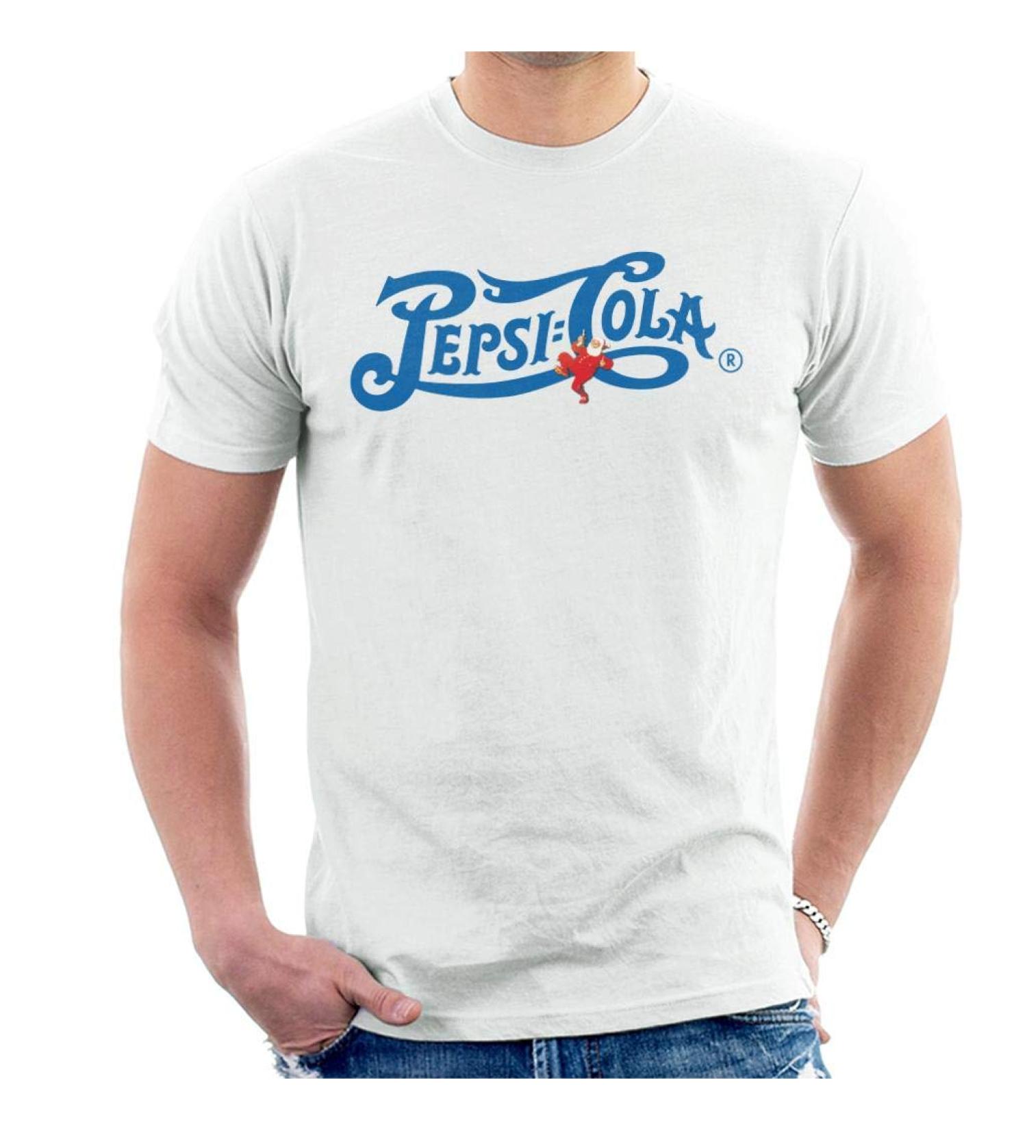 All+Every Pepsi Christmas Retro Santa Logo Men's T-Shirt S White - Buy Online on SooperMarket.com