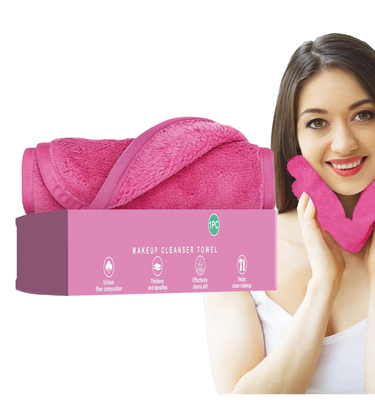 Toseky Facial Cleansing Cloths | Reusable Facial Cleaner Towel - Portable Makeup Remover Tool Face Wash Cloth for Efficient Cleansing - Buy Online on SooperMarket.com