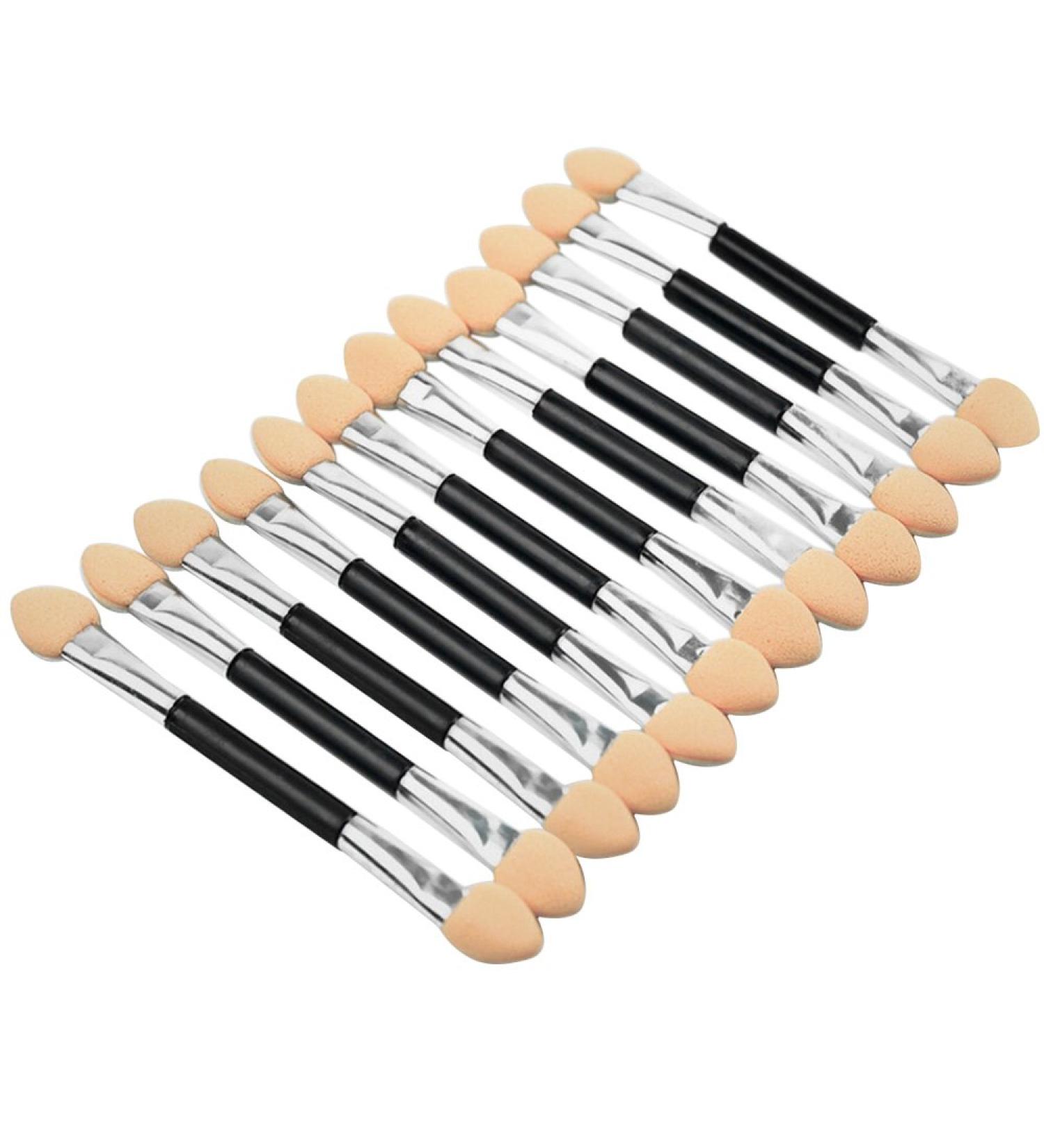 Buy Sanwood 12pcs Double Sided Makeup Sponge Applicators - Perfect Eye Shadow Tools for Flawless Application | International Shipping Available - Buy Online on SooperMarket.com