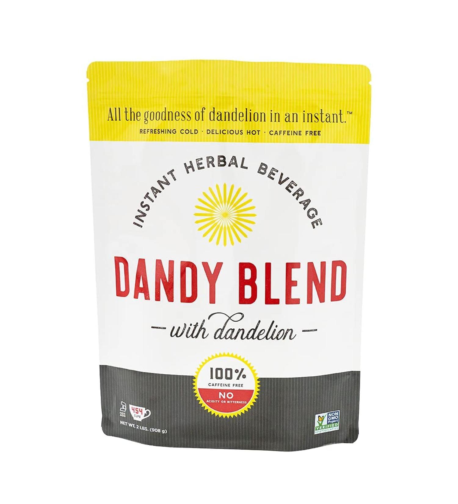 Dandy Blend Instant Herbal Beverage with Dandelion - Caffeine-Free 2 lbs (908 g) - Healthy Alternative - Buy Online on SooperMarket.com