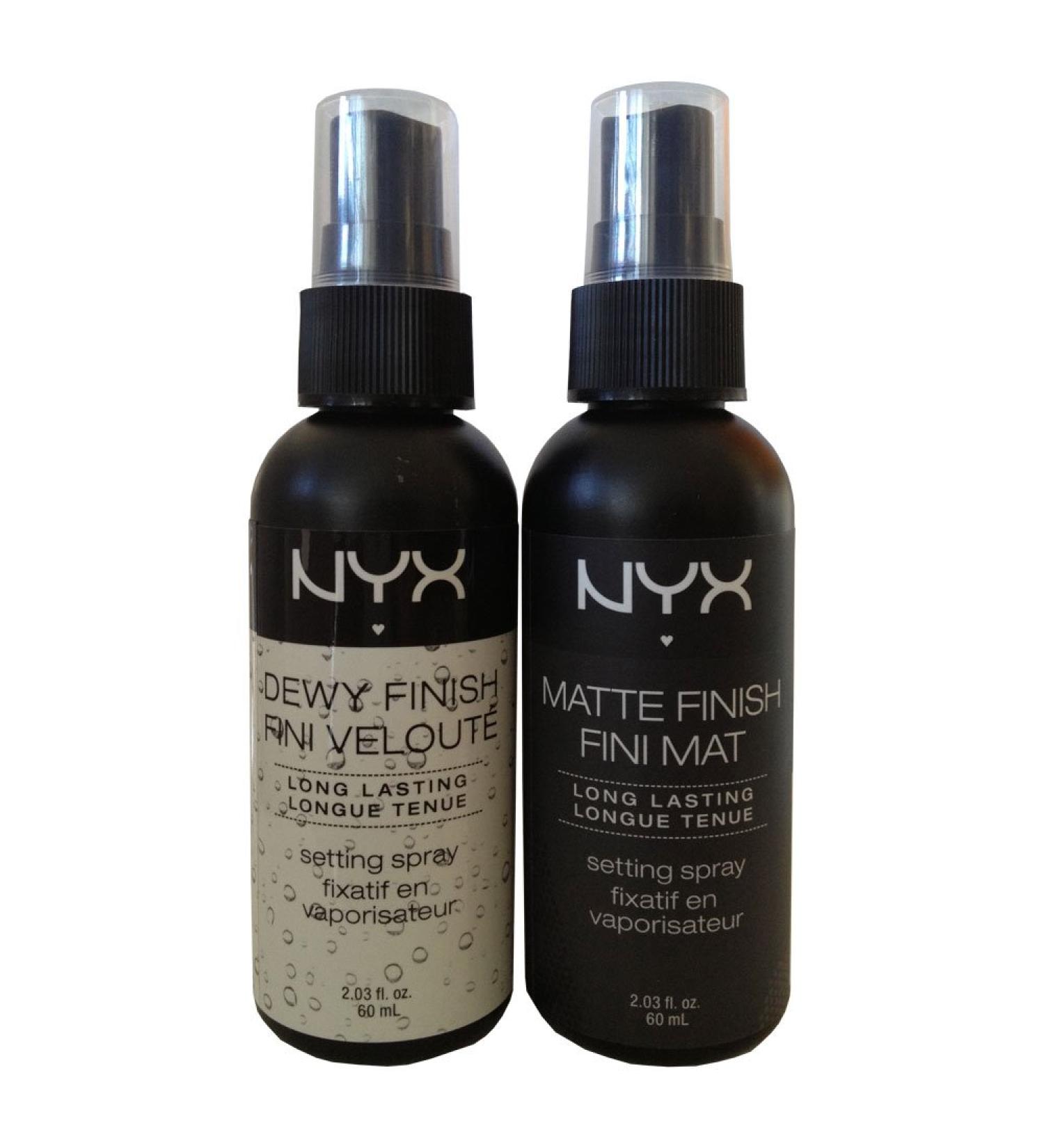 NYX Dewy & Matte Finish Set - Long Lasting Setting Spray 2.03 fl. oz - Buy Online on SooperMarket.com