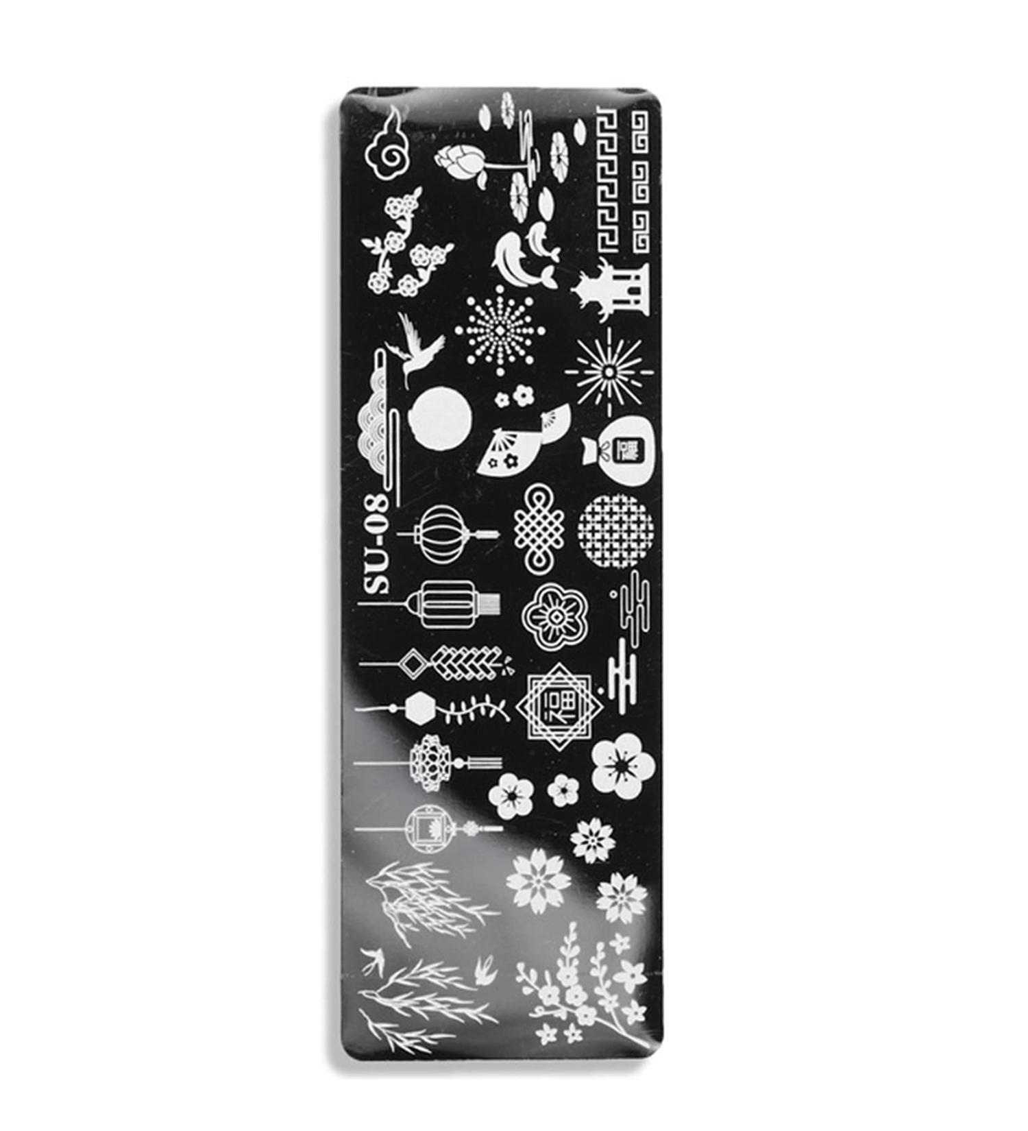 Nail Art Stamping Plates - Human Face Patterns | Manik rise Tool Set for Creative Nail Designs | Perfect for Girls & Women - Buy Online on SooperMarket.com