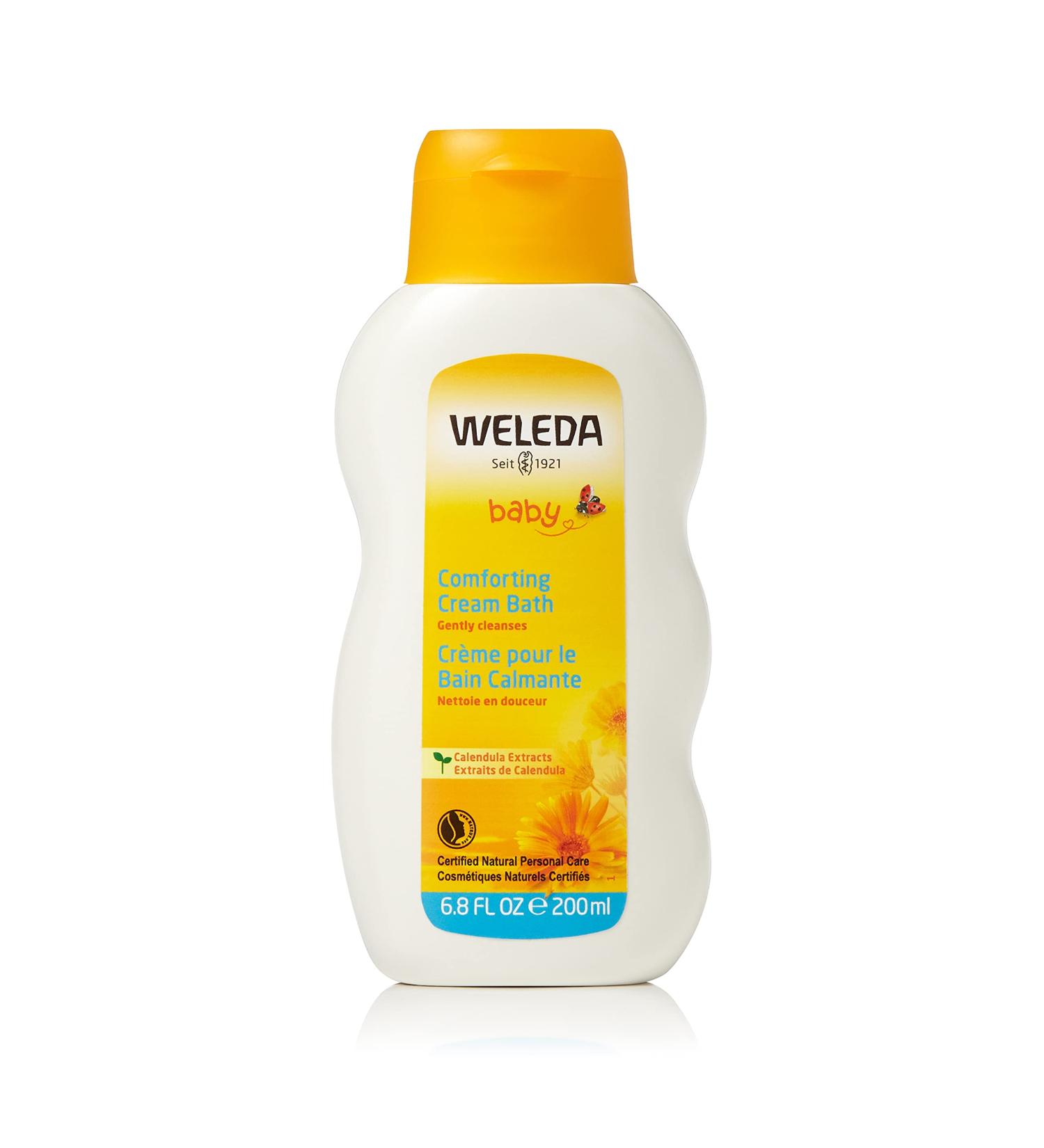 Weleda Calendula Baby Cream Bath - 6.8 Fl Oz | Gentle and Soothing Formula - Buy Online on SooperMarket.com