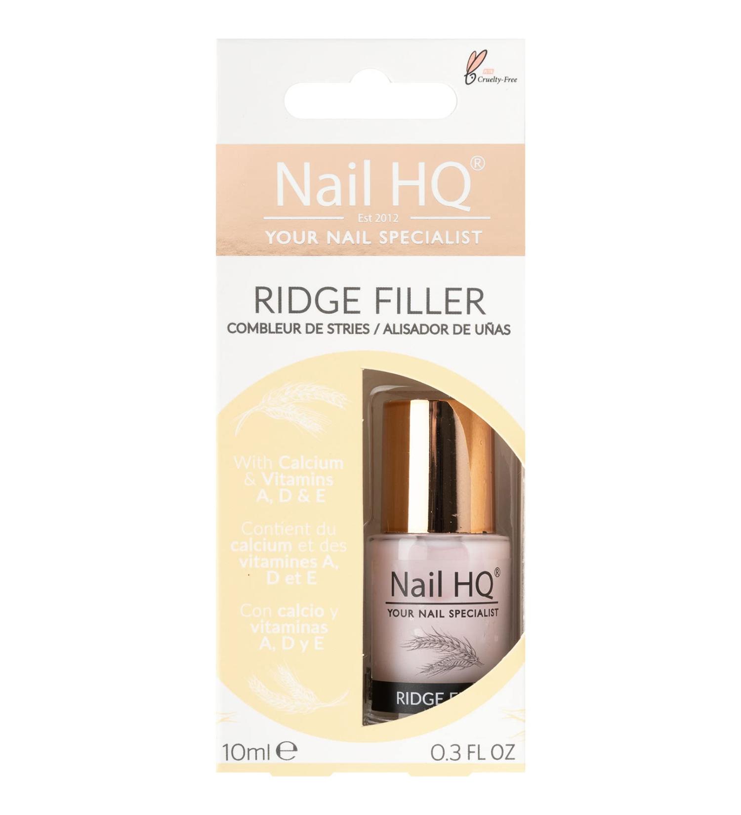 Nail HQ Ridge Filler 10ml - Smooth and Strengthen Nails | [Your Brand Name] - Buy Online on SooperMarket.com