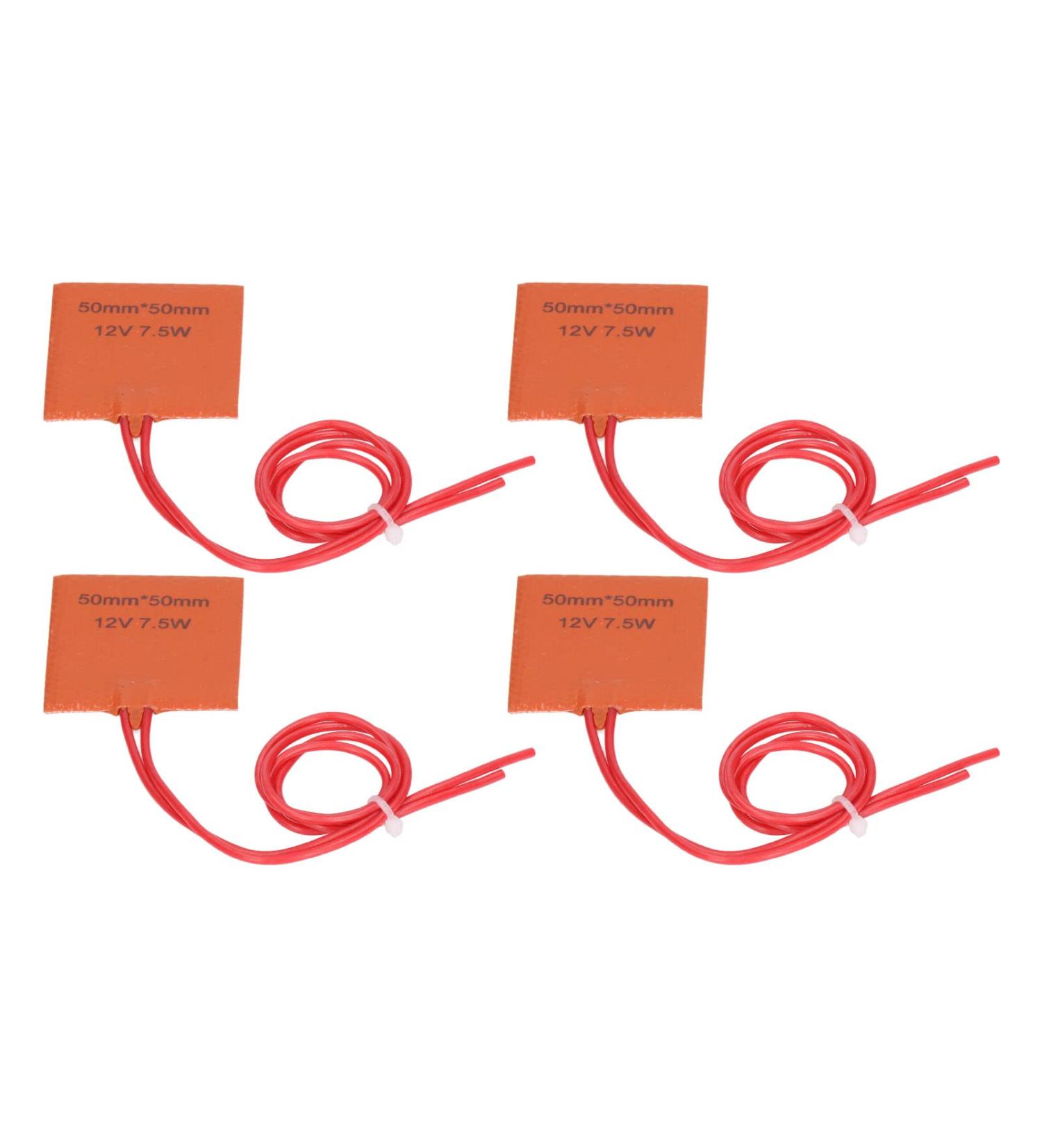 12V Silicone Heater - 4 Pack Heating Pillows & Mats | 7.5W Warmers for Pipeline & Barrel | 120-150  - Buy Online on SooperMarket.com