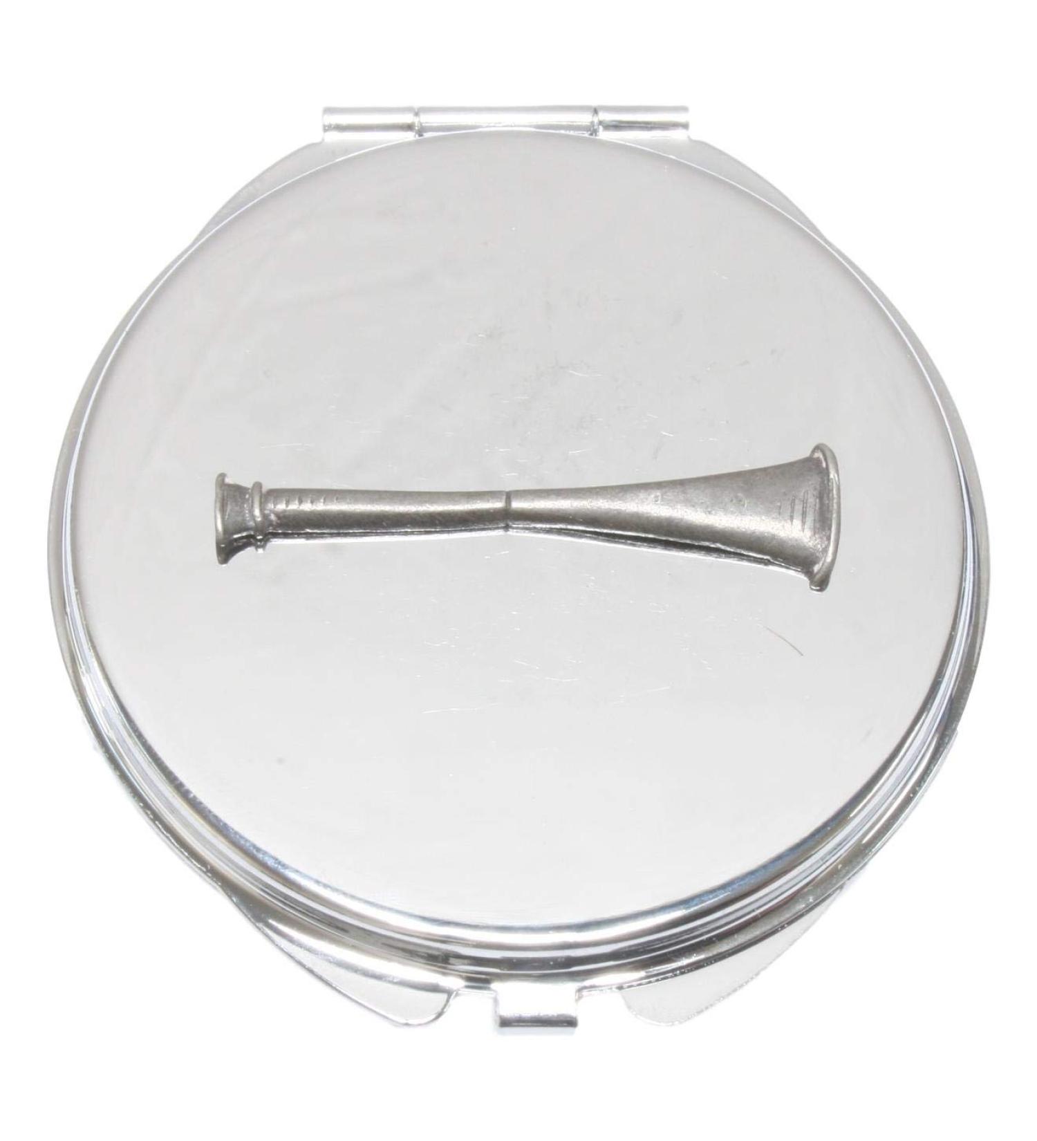 Hunting Horn Compact Mirror Handbag Gift With Free Engraving 193 - Buy Online on SooperMarket.com