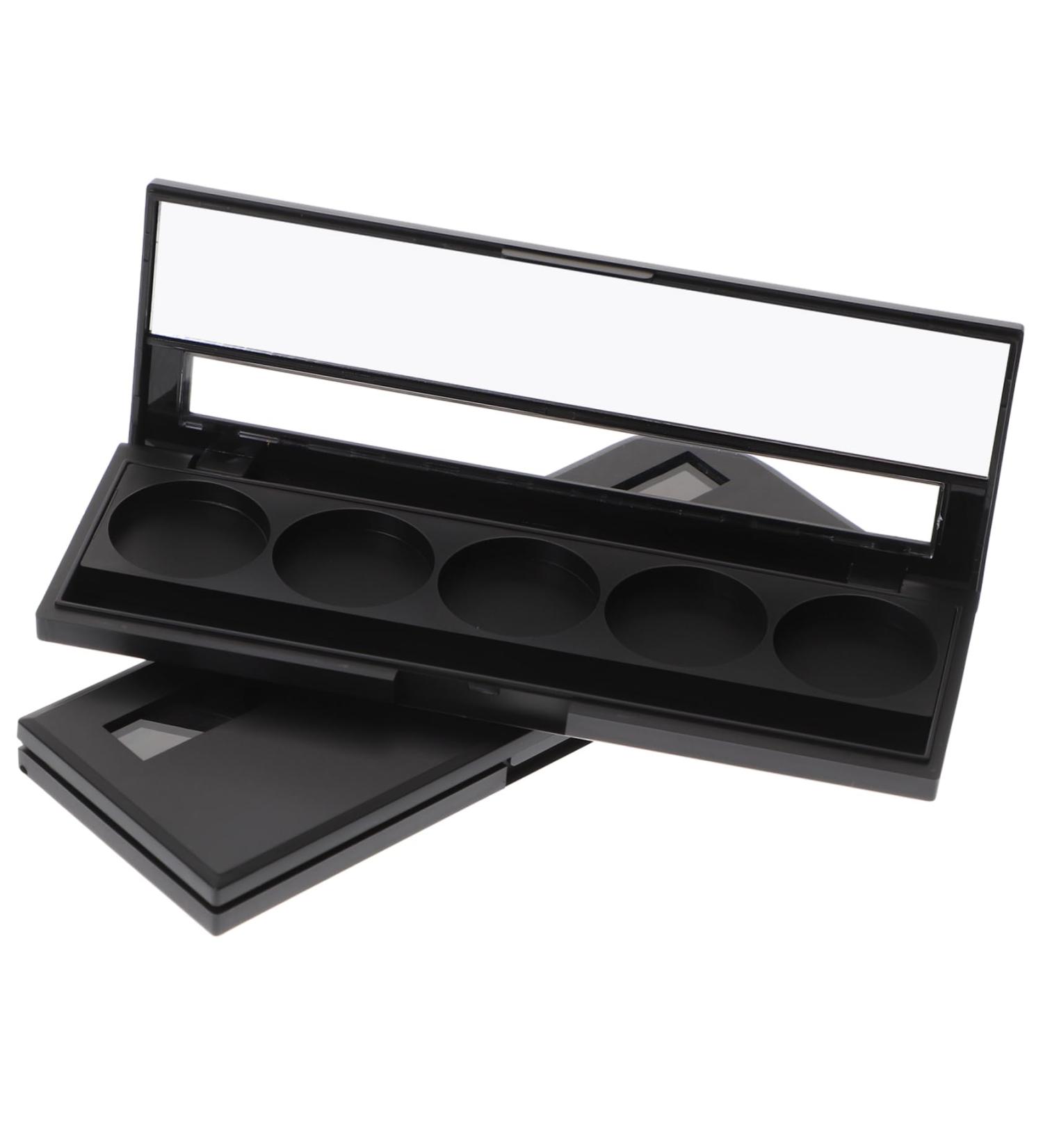PLAFOPE 2pcs 5 Eyeshadow Case Eye Shadow Cosmetics Palette Eyeshadow Empty Case Travel Pack Child Bracket - Buy Online on SooperMarket.com
