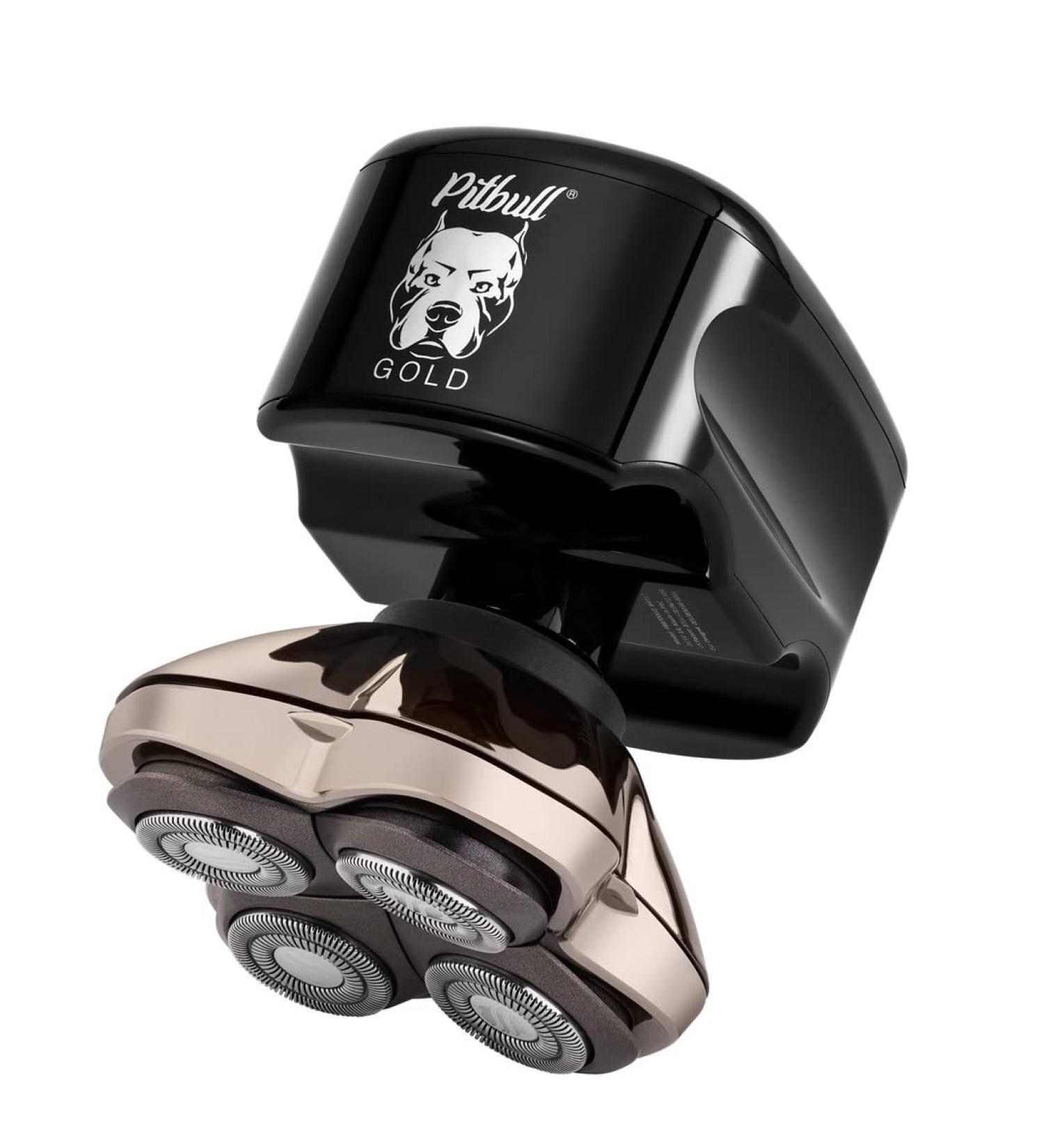 Skull Shaver Pitbull Gold PRO Men's Electric Head and Face Shaver - Head and Face Electric Razor - Buy Online on SooperMarket.com