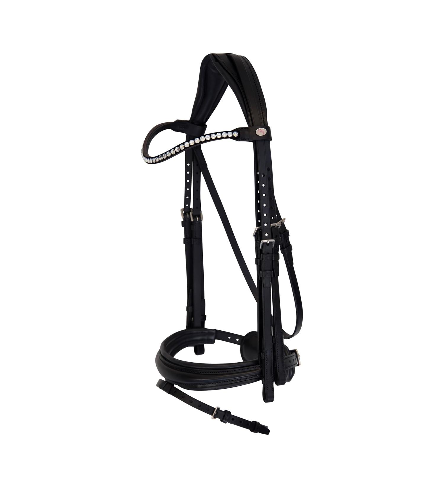St bben Bridle 2810 Switch Magic Tack - Black Varnish Warmblood with Curved Noseband | International Shipping - Buy Online on SooperMarket.com