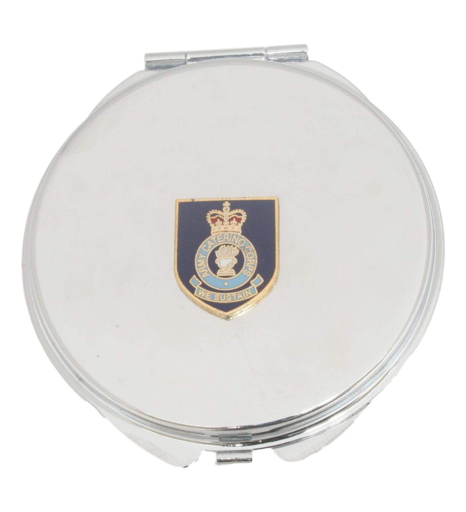 Army Catering Corps Compact Mirror Handbag Gift With Free Engraving ME45 - Buy Online on SooperMarket.com